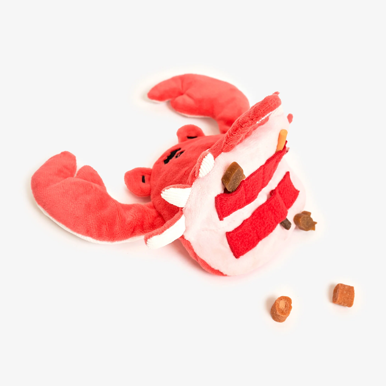 Squeaky Interactive Nosework Dog Toy, Uncle Crab