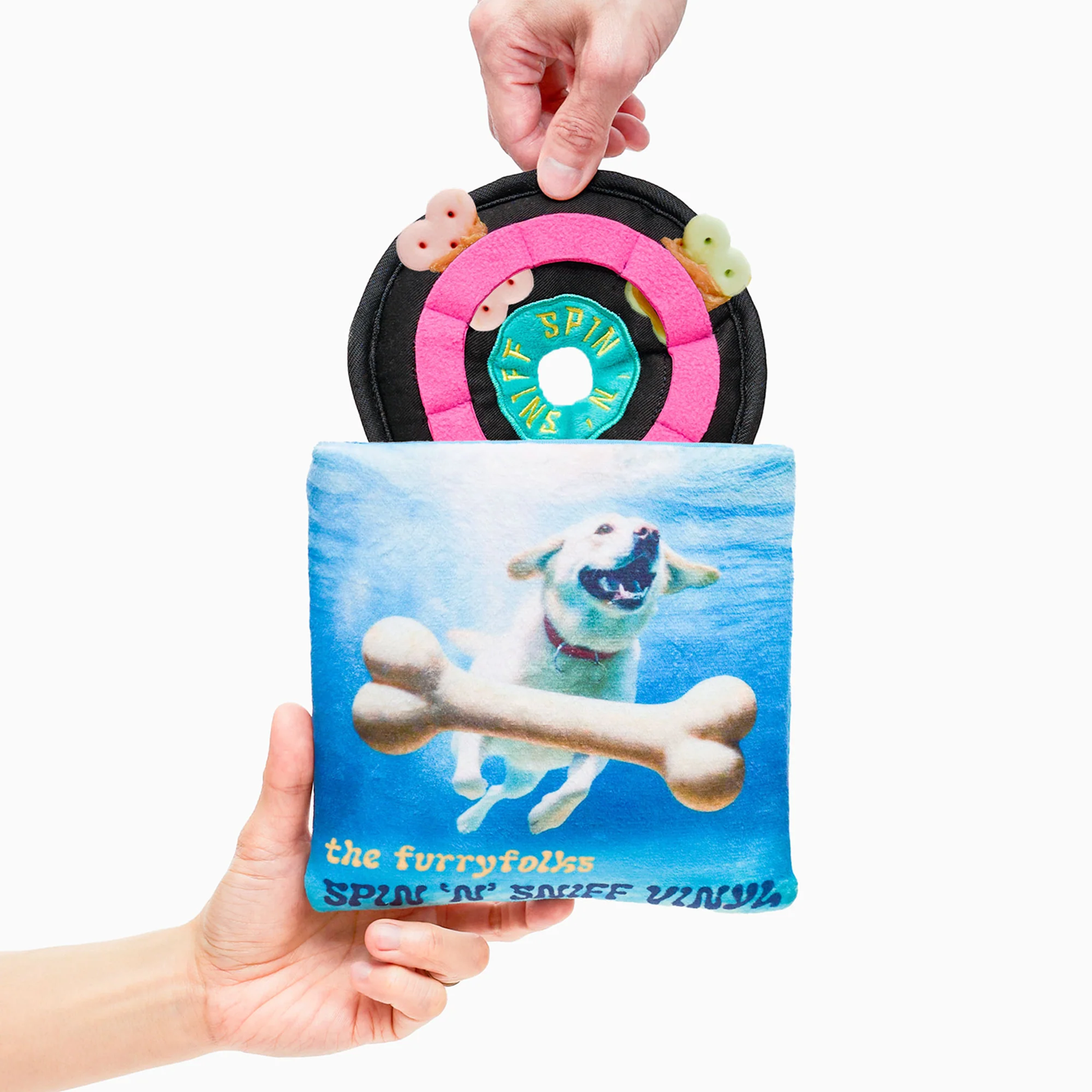 Squeaky Interactive Nosework Dog Toy, Vinyl