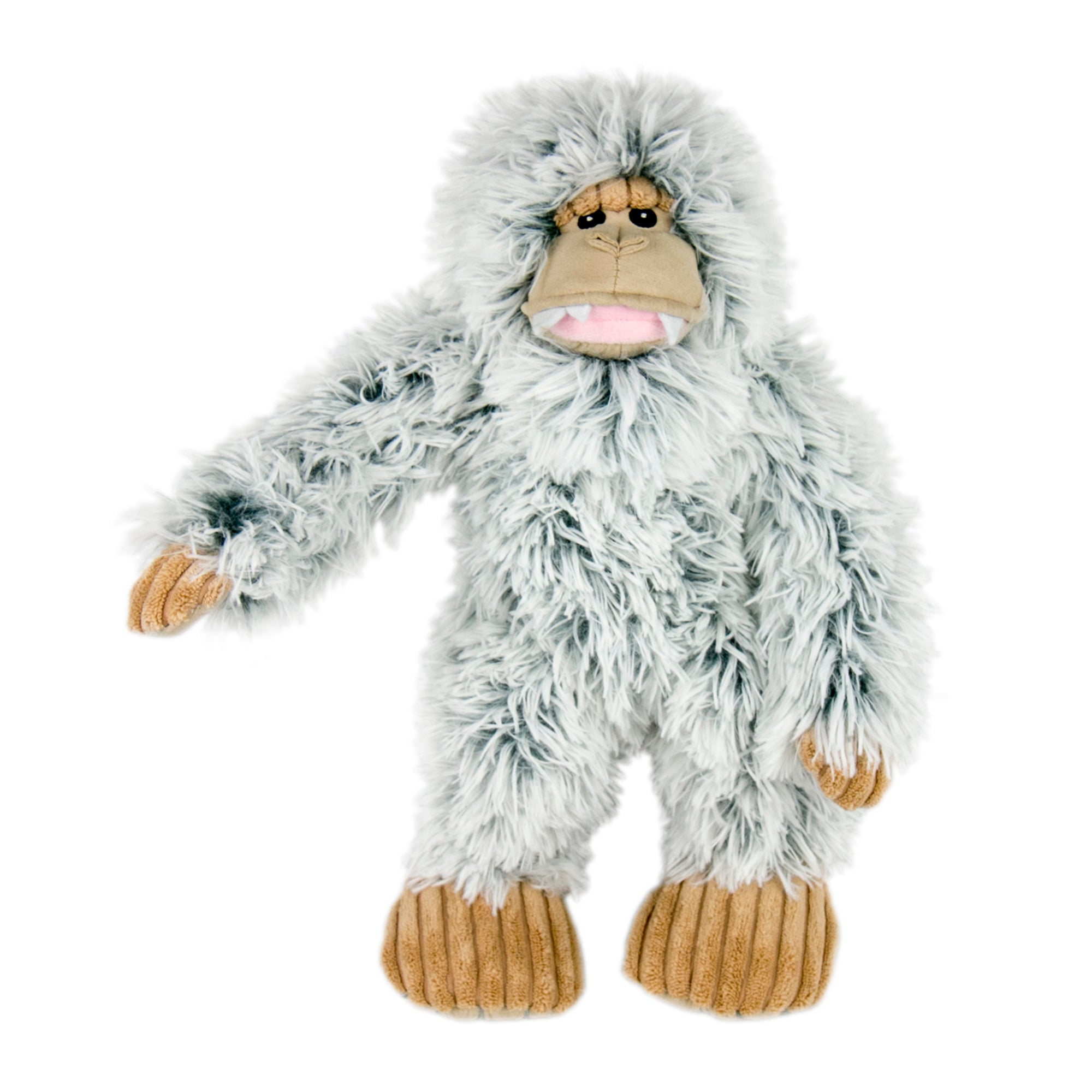 Squeaky Plush Dog Toy: Yeti