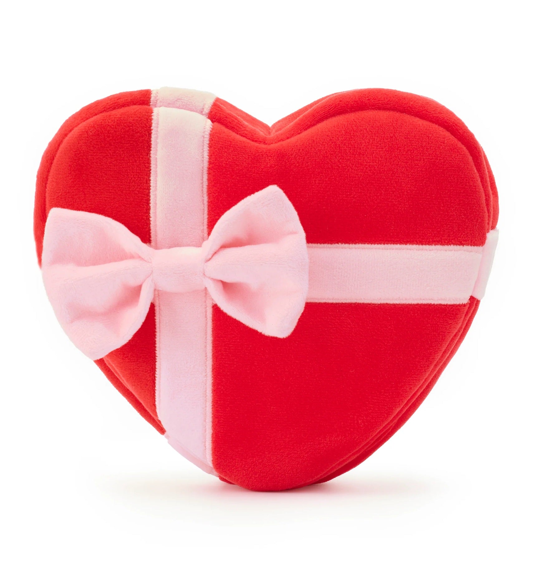 Squeaky Plush Interactive Snuffle Dog Toy, Be My Valentine