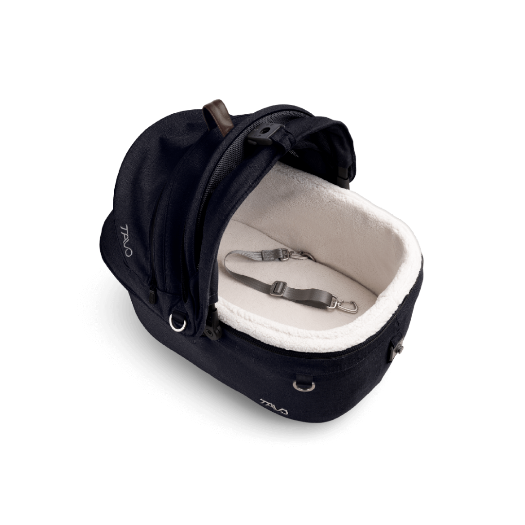 Tavo Pets Carrier and Safety Car Seat, Maeve in Onyx