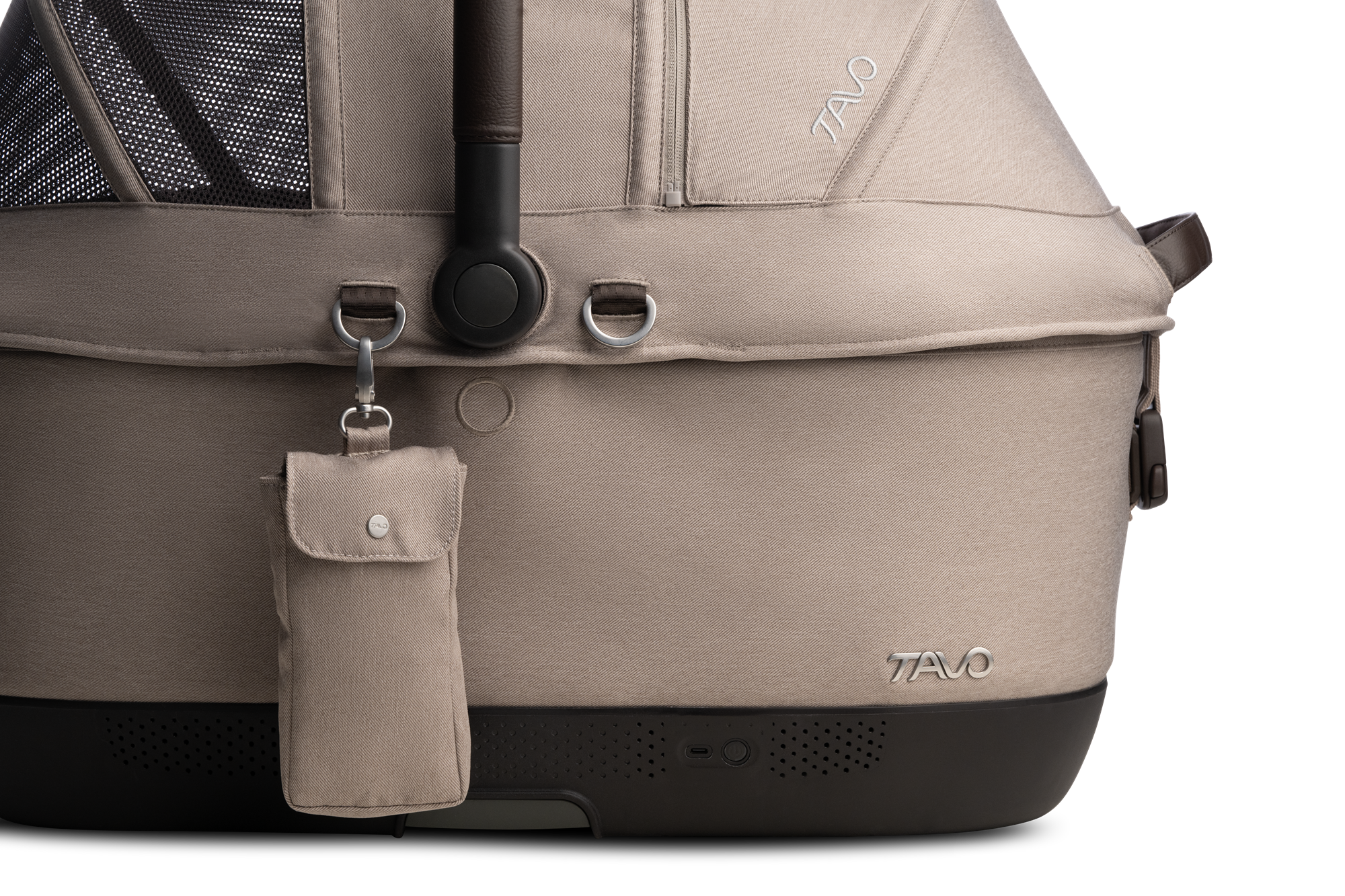 Tavo Pets Carrier and Safety Car Seat, Maeve ISO Wind in Fawn
