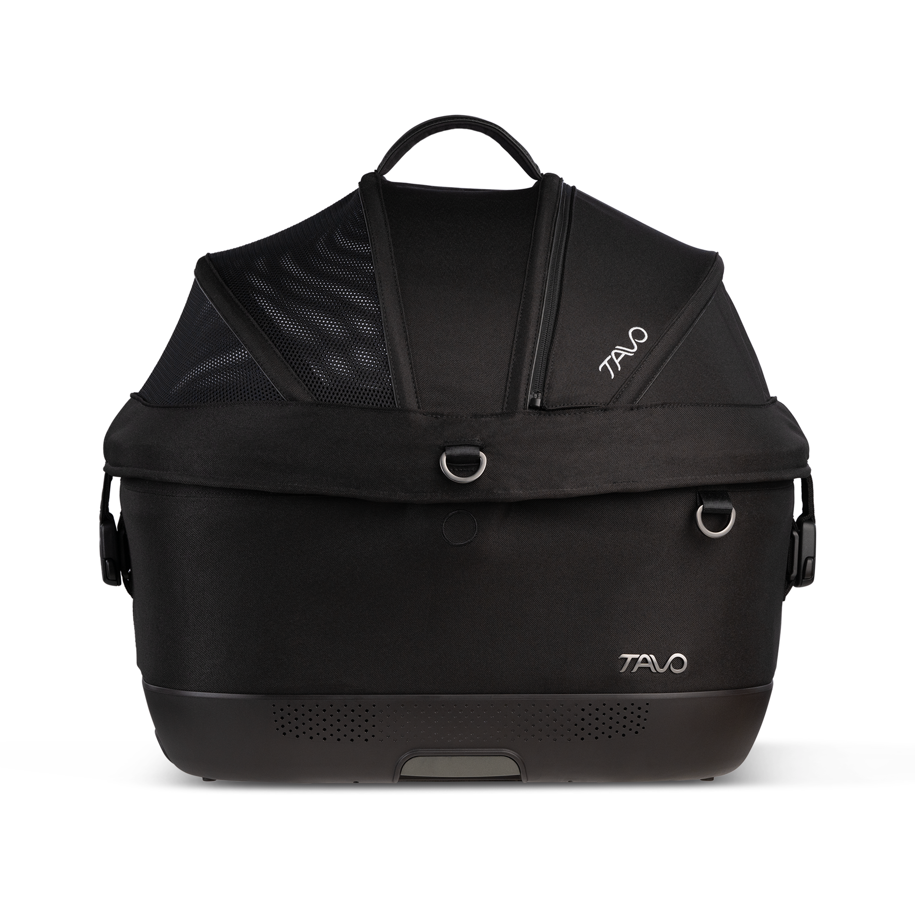 Tavo Pets Carrier and Safety Car Seat with ISO, Maeve in Onyx