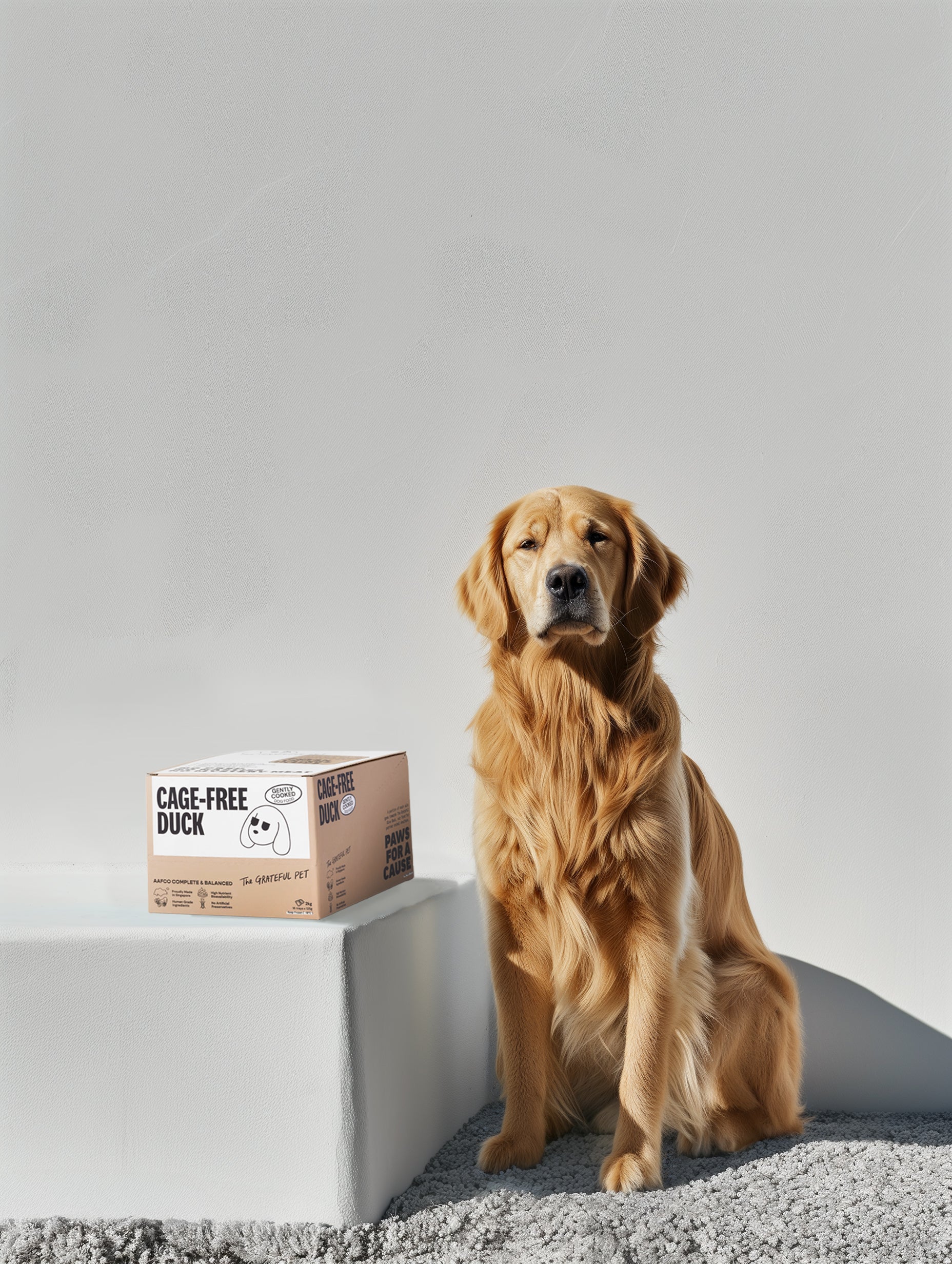 The Grateful Pet: Cooked Food for Dogs, Cage-free Duck