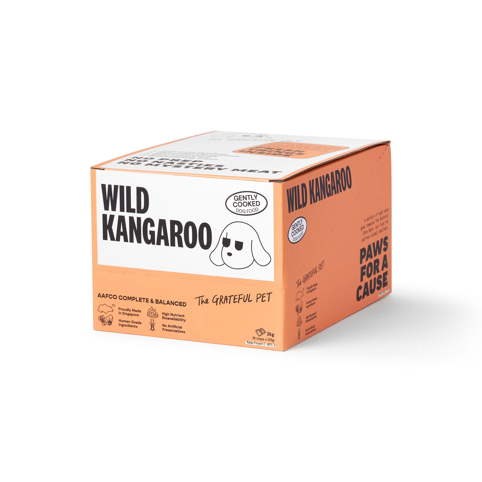 The Grateful Pet: Cooked Food for Dogs, Wild Kangaroo Meat