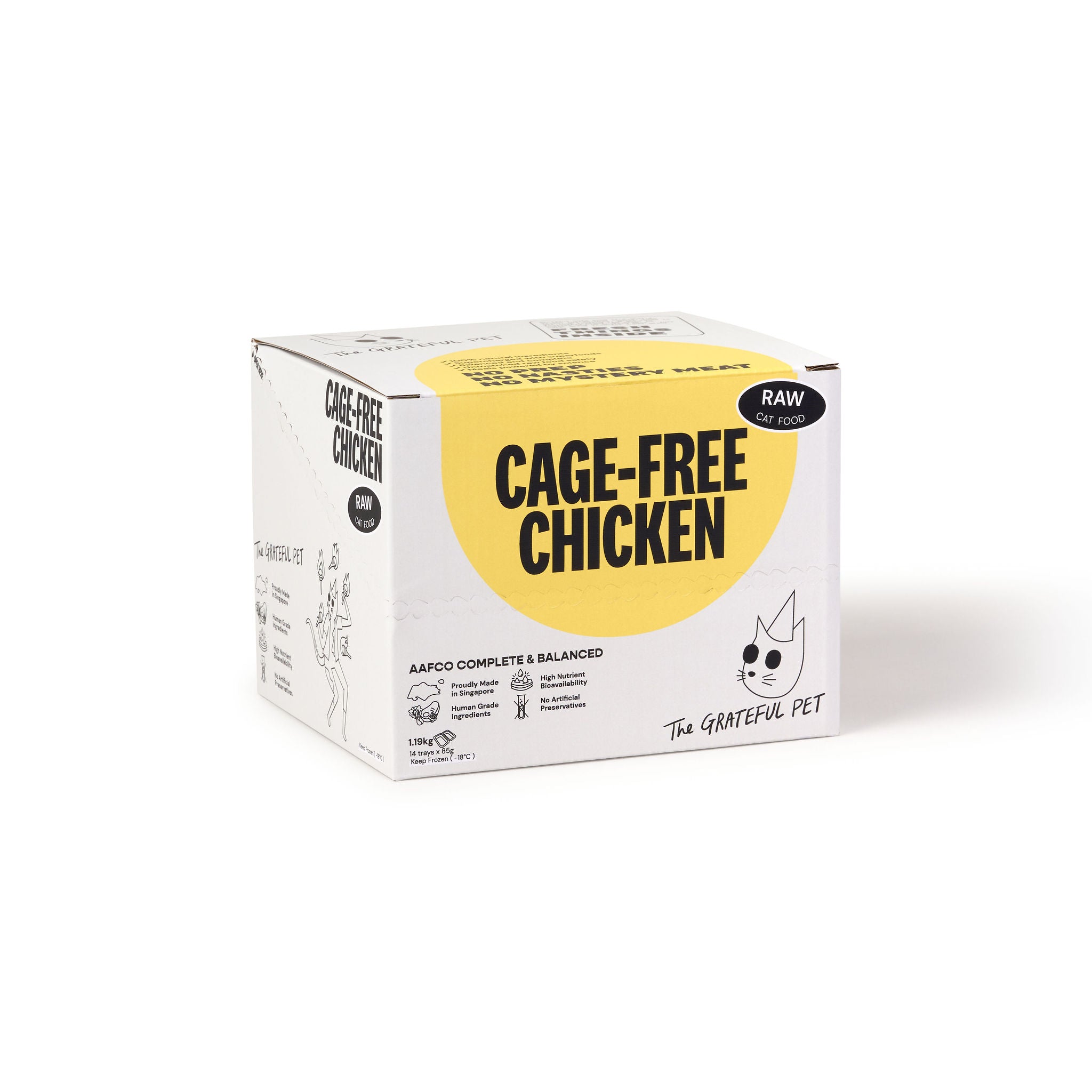 The Grateful Pet: Raw Food for Cats, Cage-free Chicken