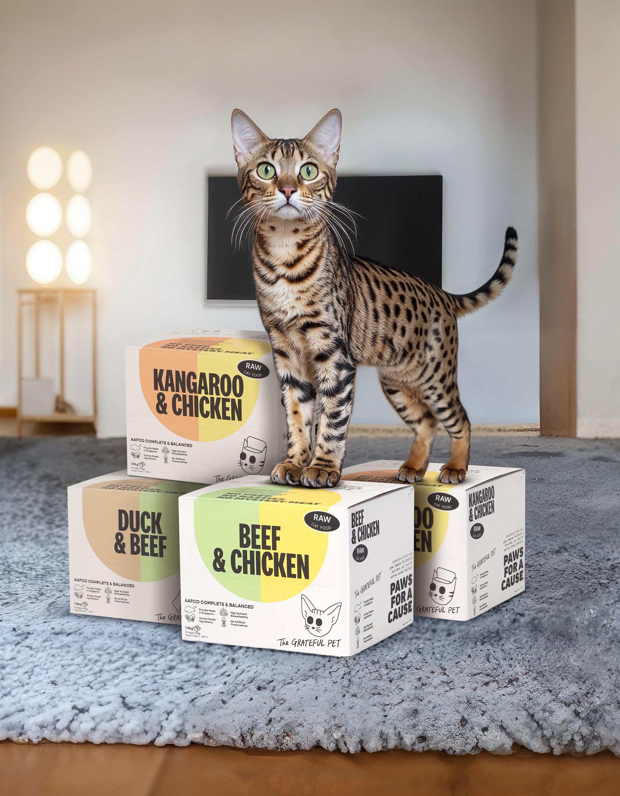 The Grateful Pet: Raw Food for Cats, Kangaroo & Cage-free Chicken