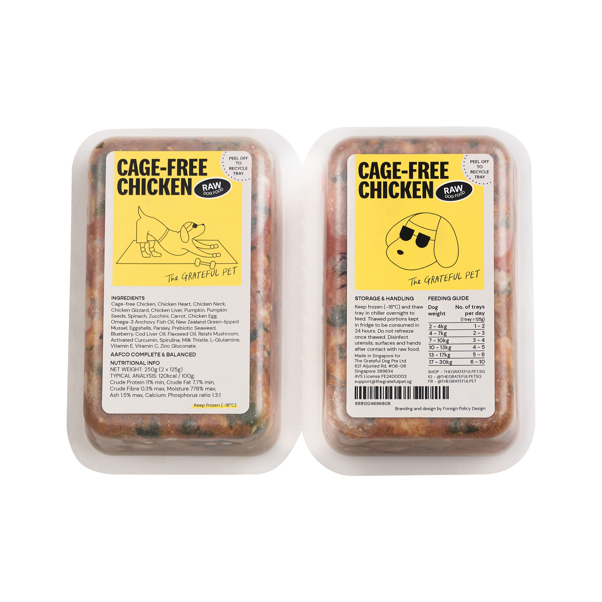 The Grateful Pet: Raw Food for Dogs, Cage-free Chicken