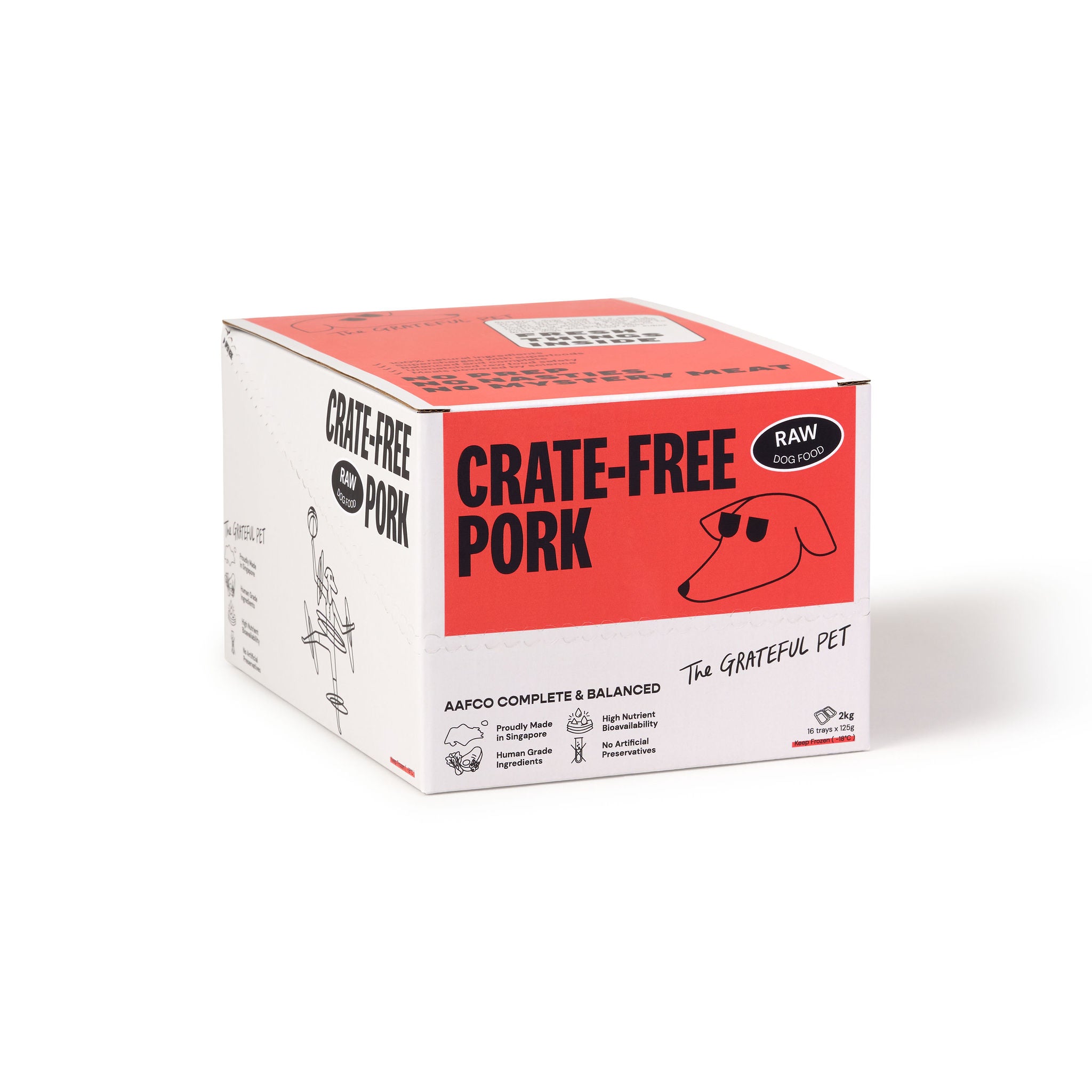 The Grateful Pet: Raw Food for Dogs, Crate-free Pork