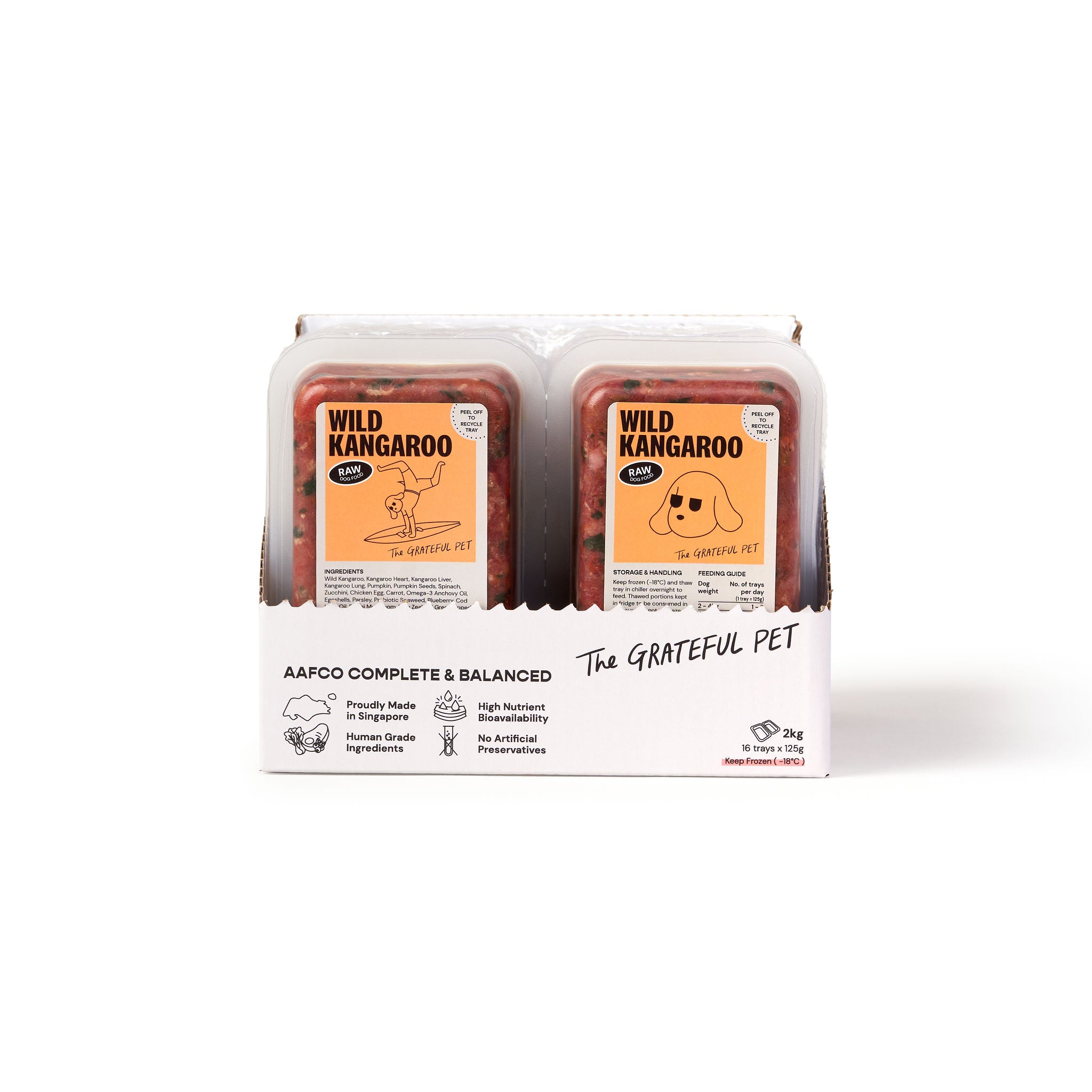 The Grateful Pet: Raw Food for Dogs, Wild Kangaroo Meat