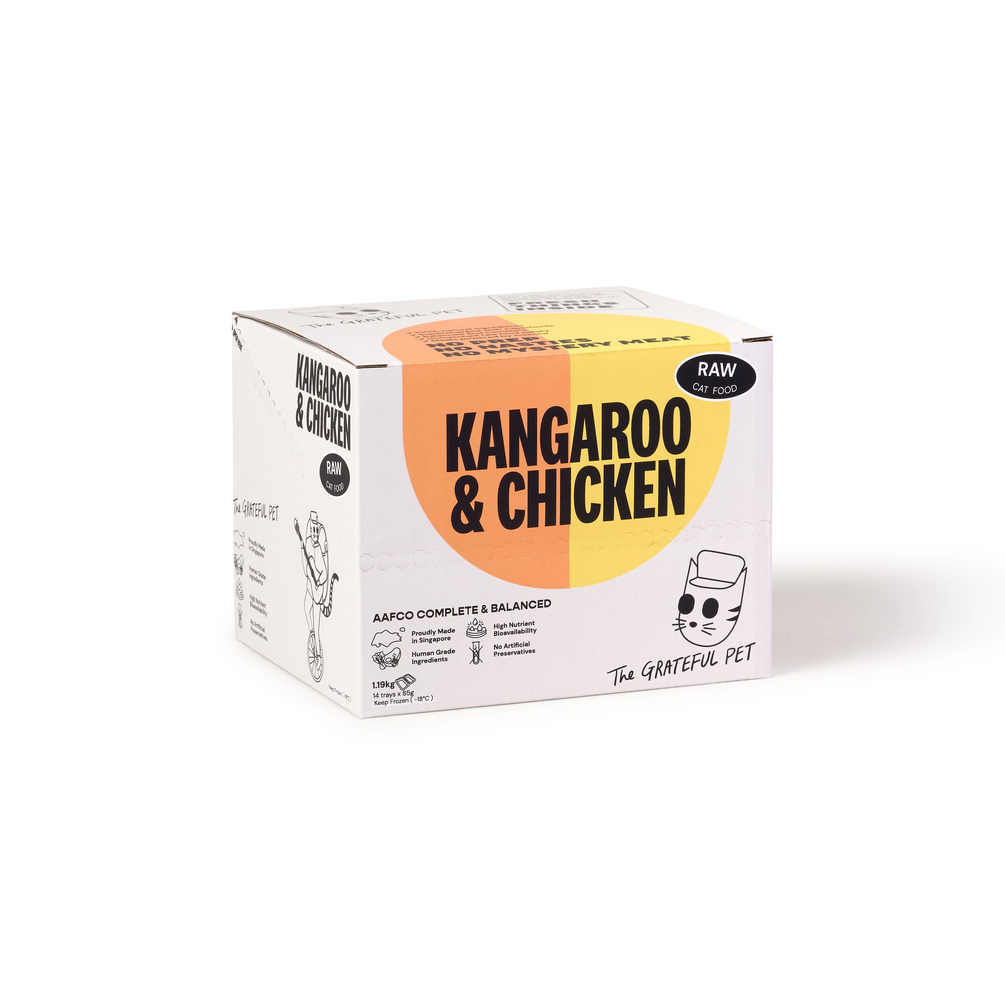 The Grateful Pet: Raw Food for Cats, Kangaroo & Cage-free Chicken