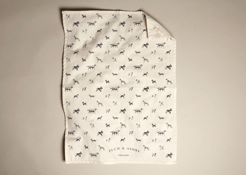 Tea towel and Wooden Spoon Gift Set: All Breeds print
