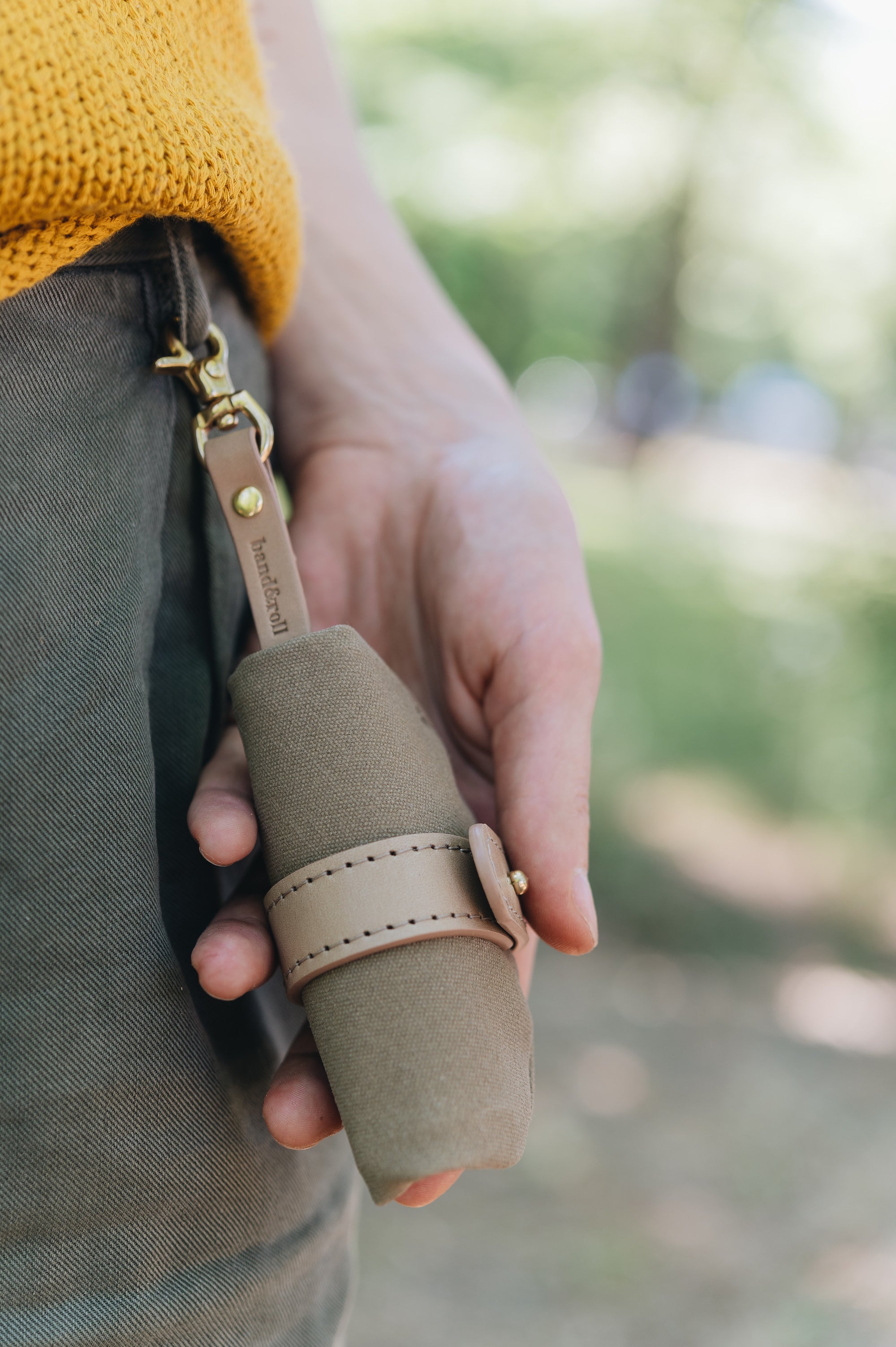 Band&Roll Melo Dog Water Food Travel Bowl Ginger and Bear 8