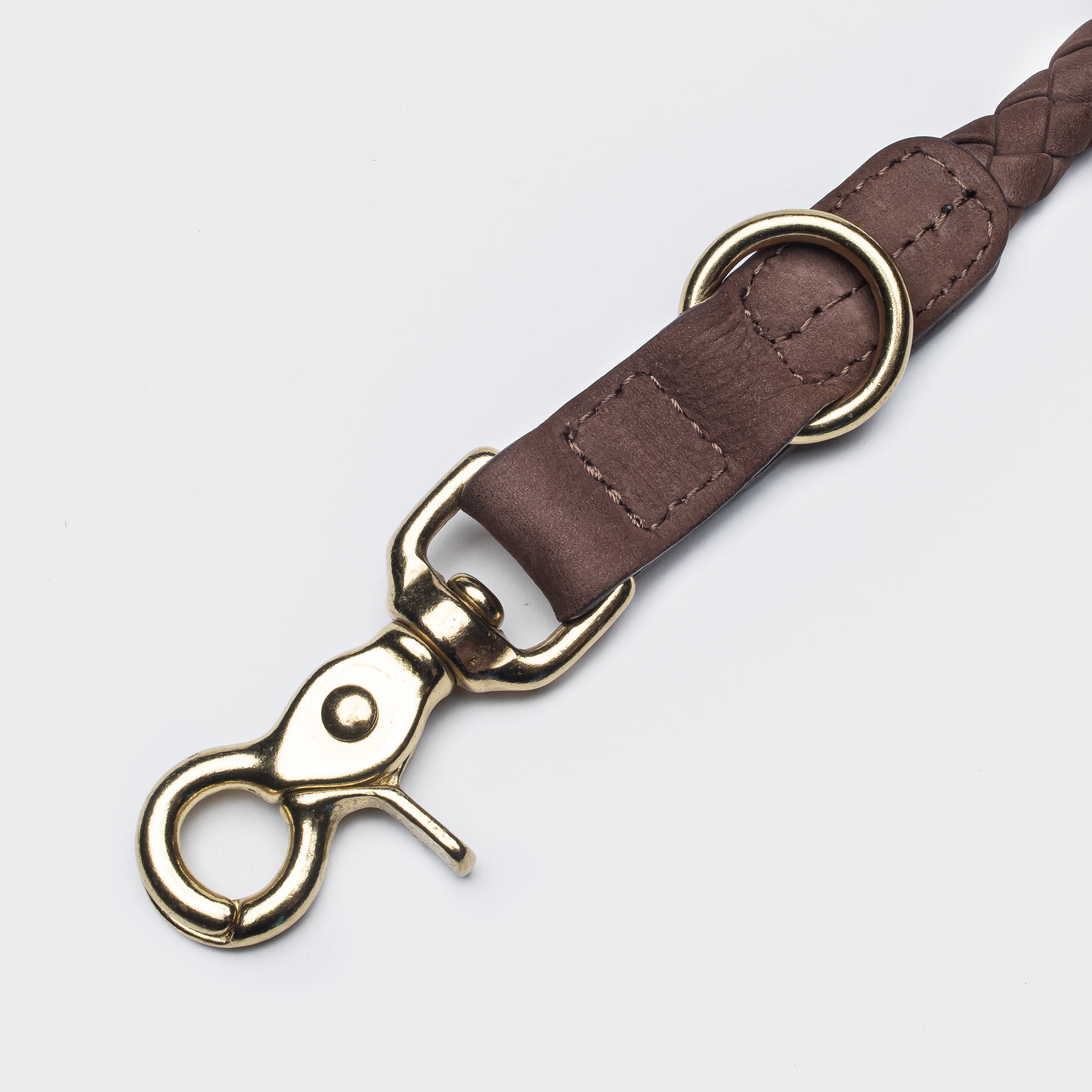 Cloud7 Dog Leather Braid Leather Ravello Hazel