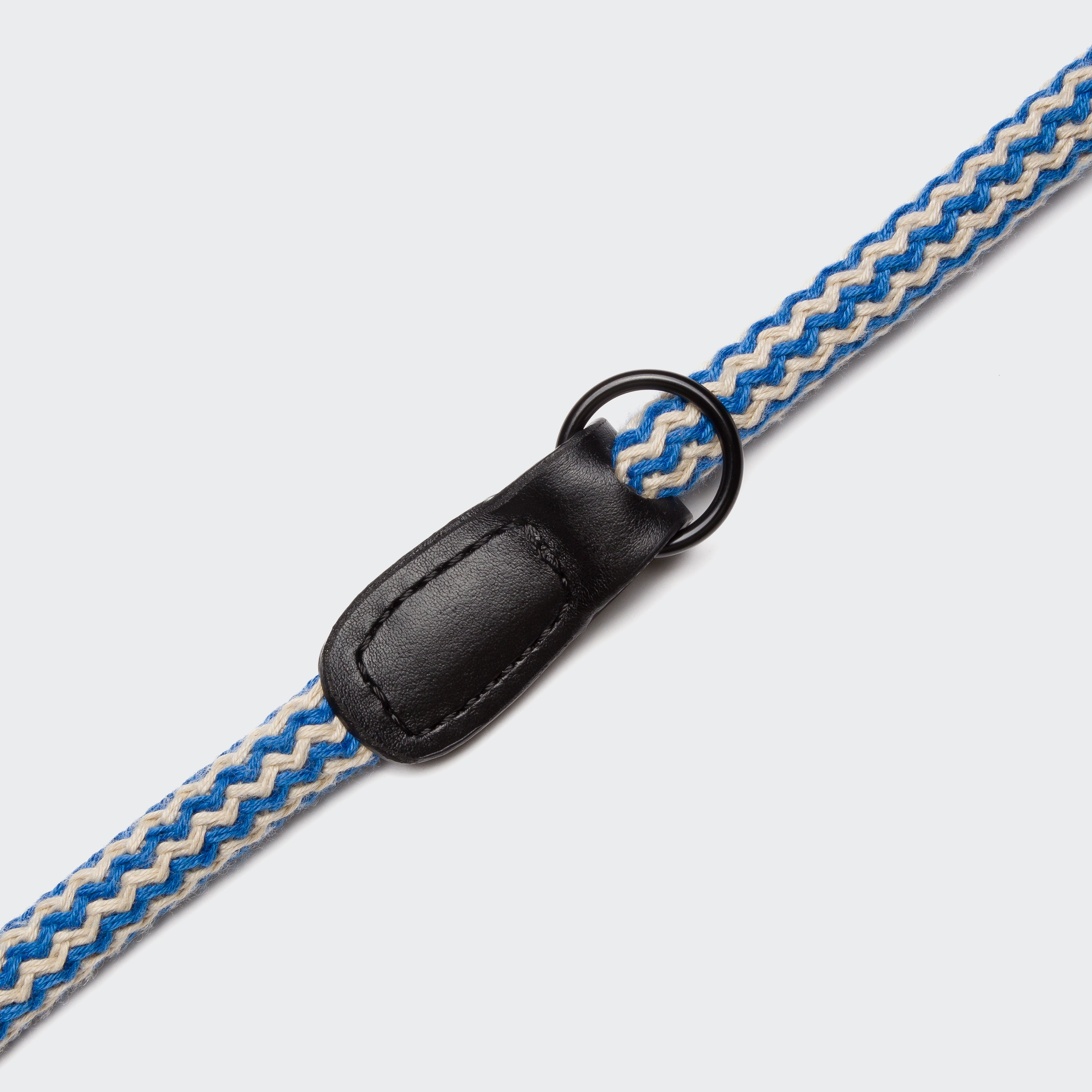 Cloud7: Mauerpark Park Vegan Dog Leash, zigzag Blue