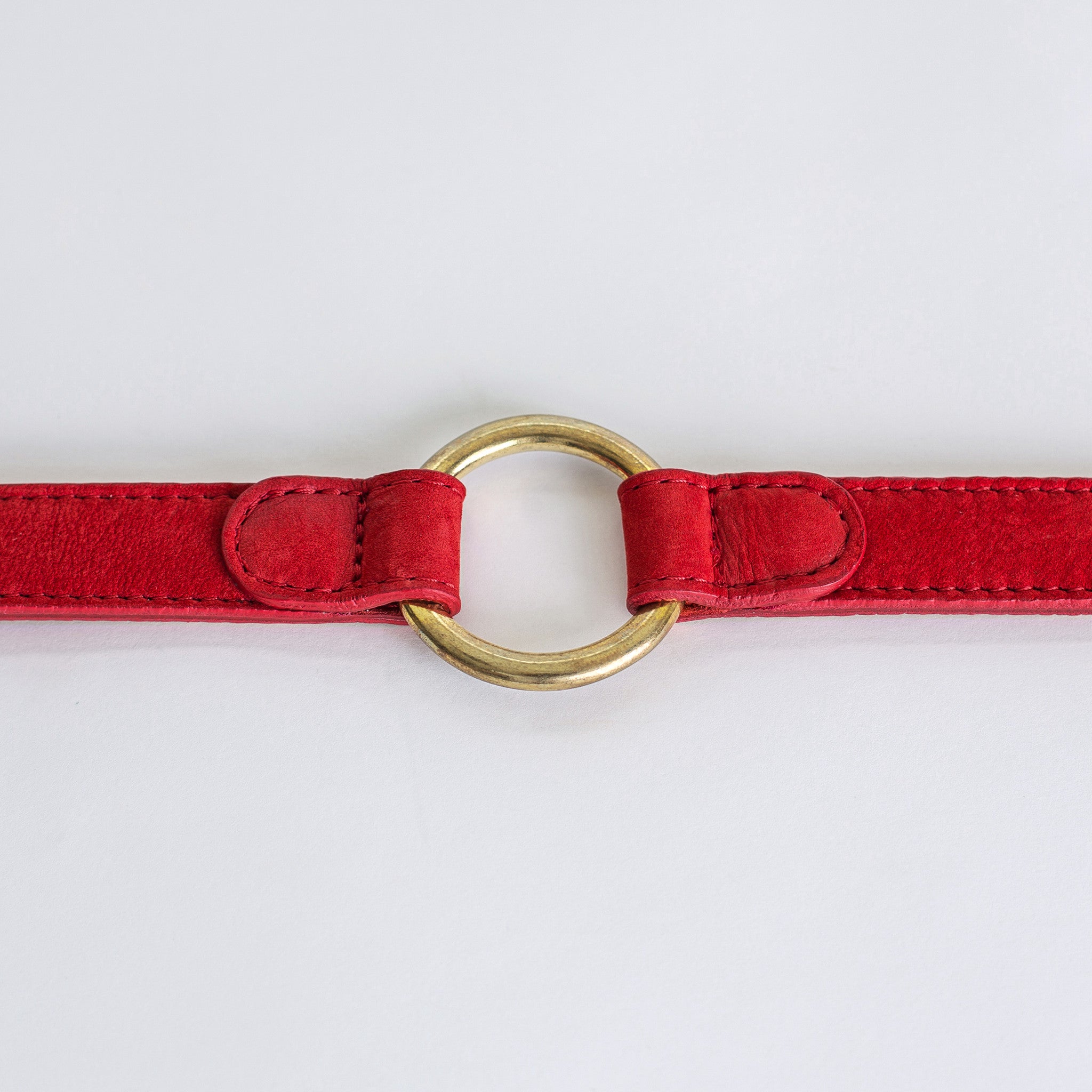 Cloud7 Tiergarten Nubuck Dog Adjustable Leash in Cherry Red