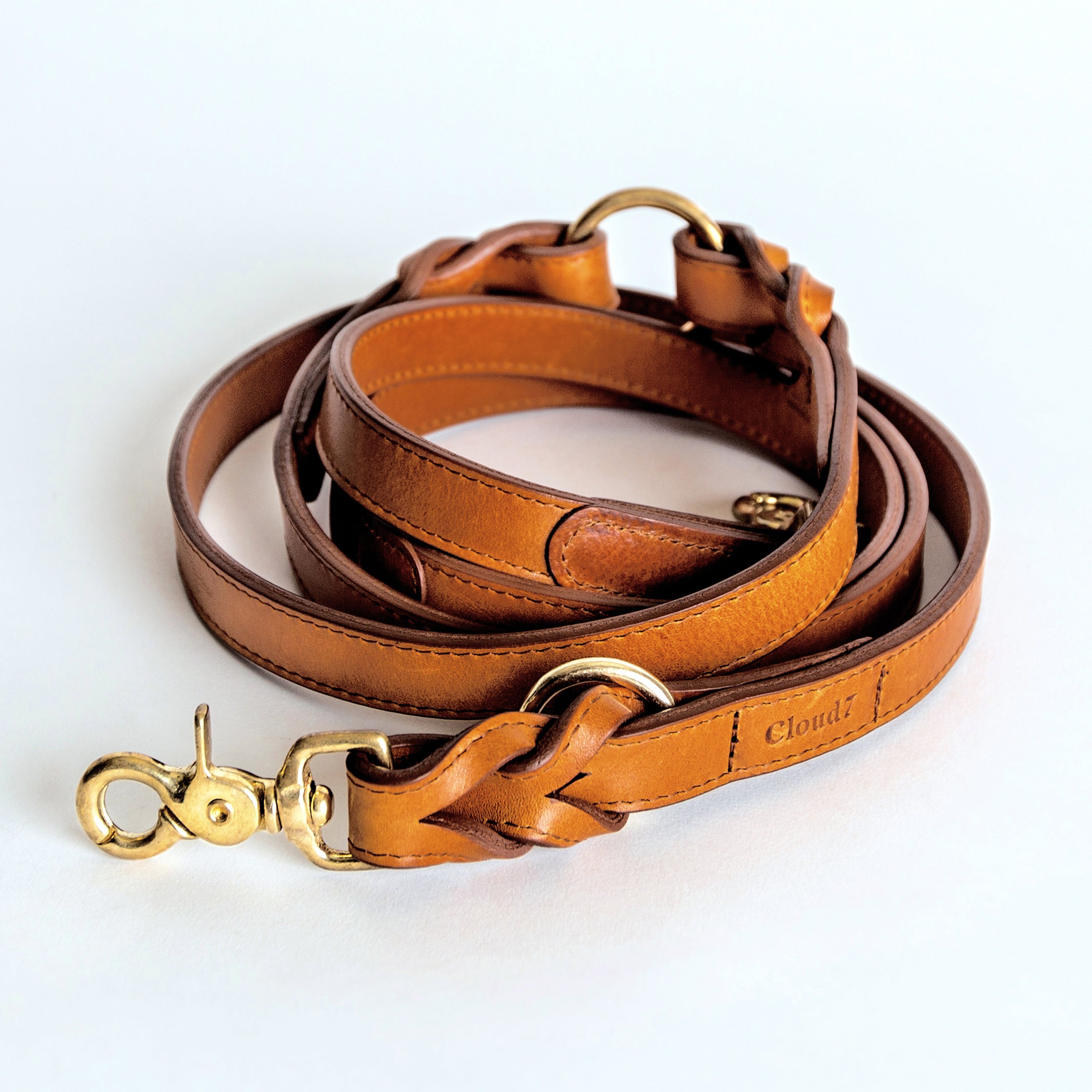 Cloud7 Dog Leash Hyde Park Cognac