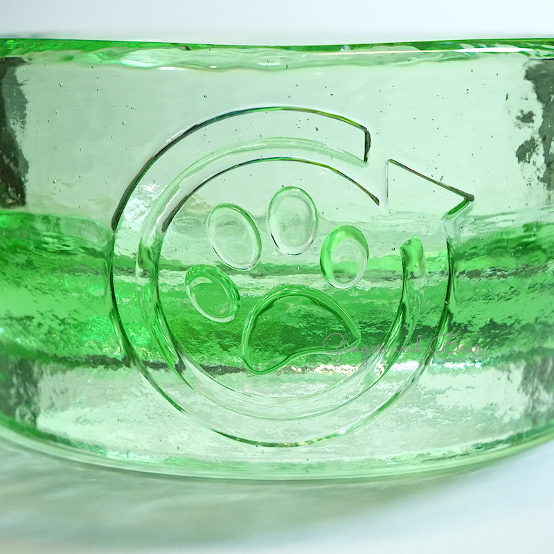 Food and Water bowl: the Cubby in Celery