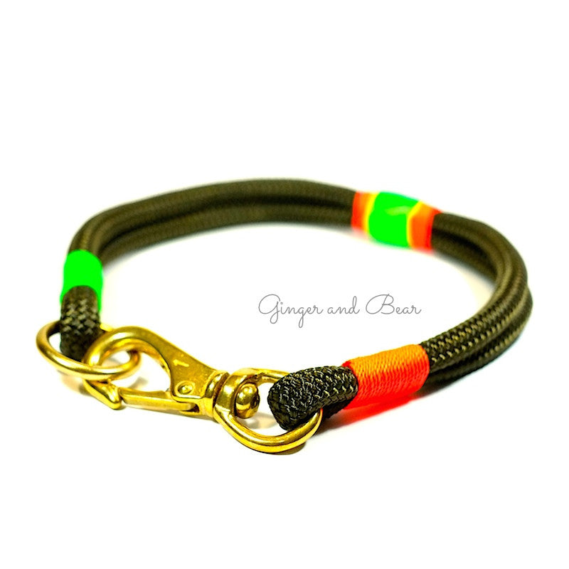 Rugged Hudson Collar: Citrus, Olive