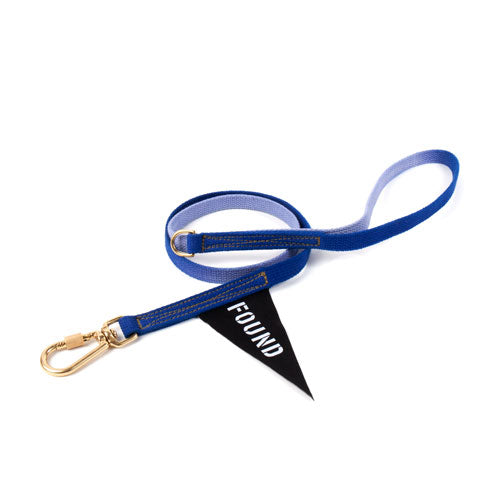 Found My Animal Standard Dog Leash Cotton Webbing Blue Violet.