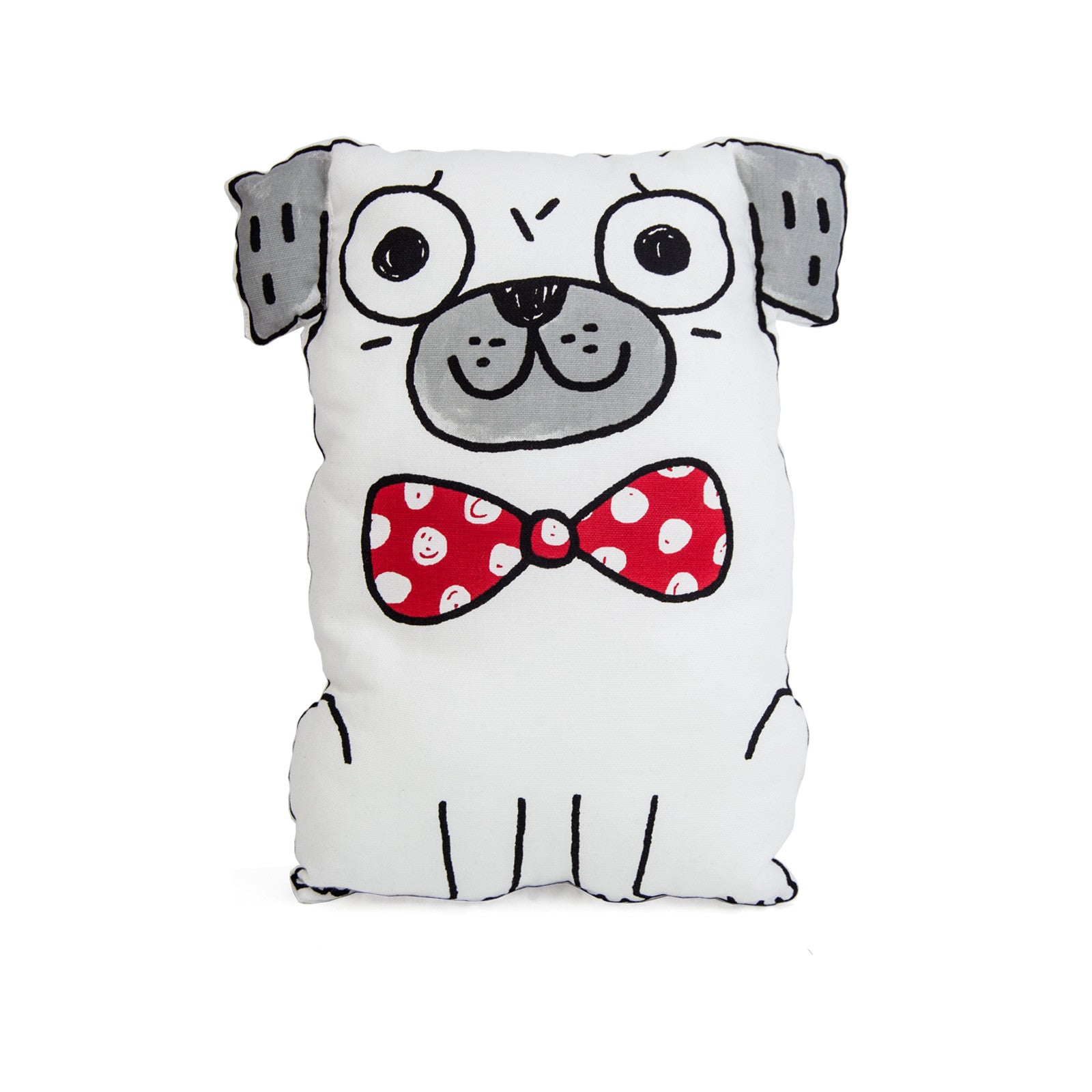 Homeware: Gemma Correll Cut and Sew Pug Tea Towel