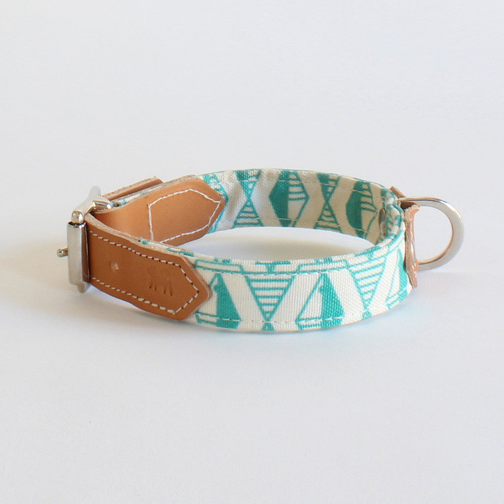 Hiro+Wolf Collar: Geo Green