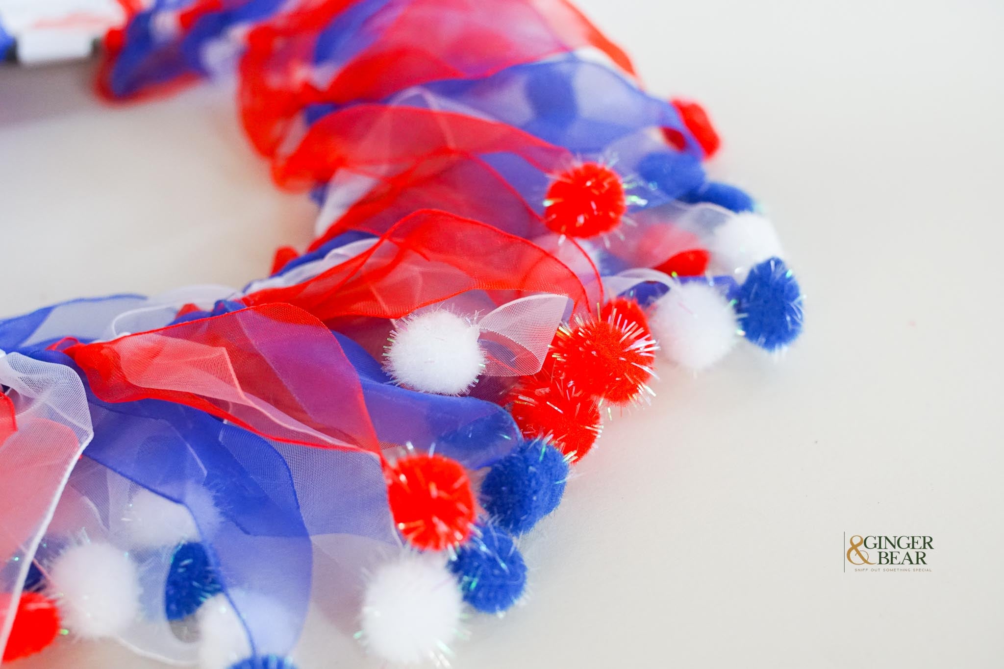 Fun Dog Neckwear, Red White Blue Fuzzy Smoocher