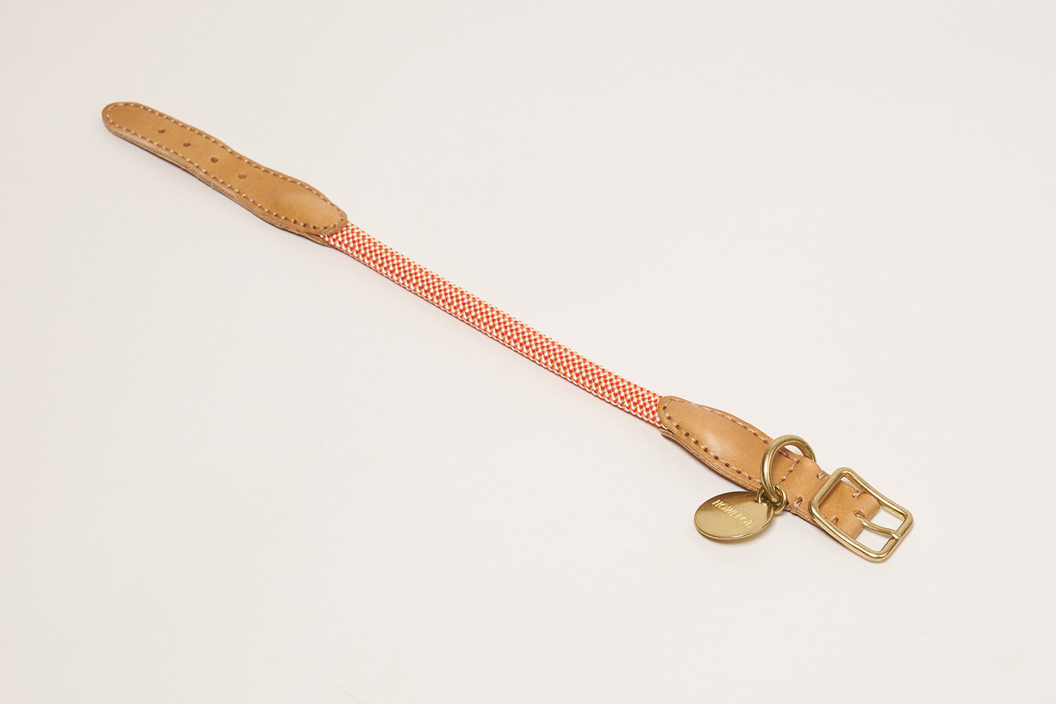 HowlPot We are Tight Rope Dog Collar Cherry Twizzle