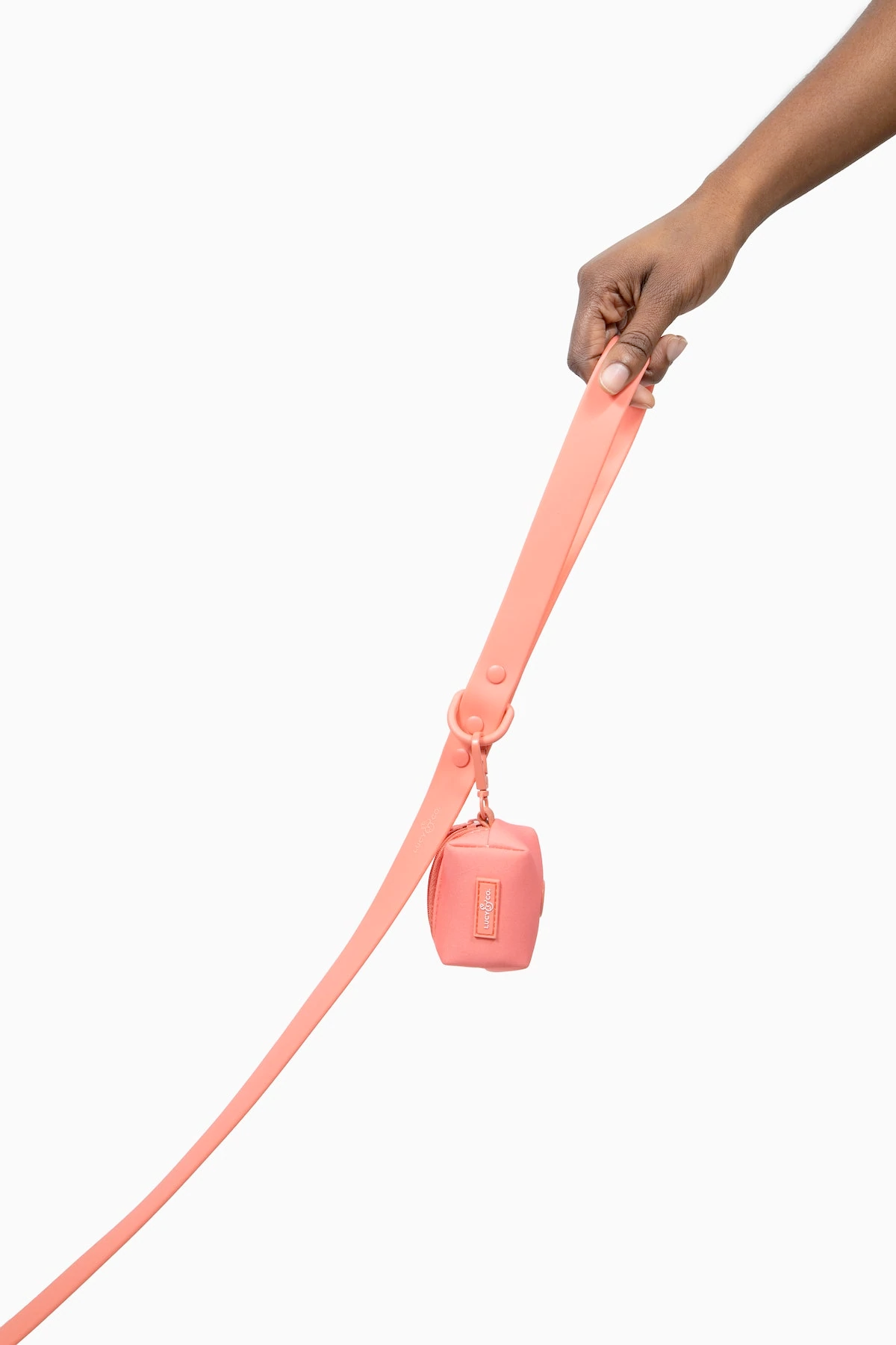 Lucy&Co Everyday Dog Poop Bag Holder: Coral