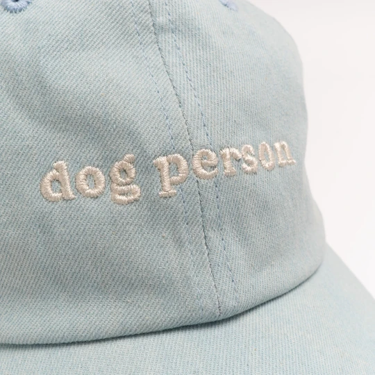 Lucy&Co Hat for Human: Dog Person Hat | 100% Cotton Adjustable