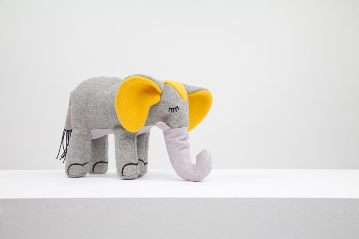 Max Bone Elsie Elephant plush dog toy