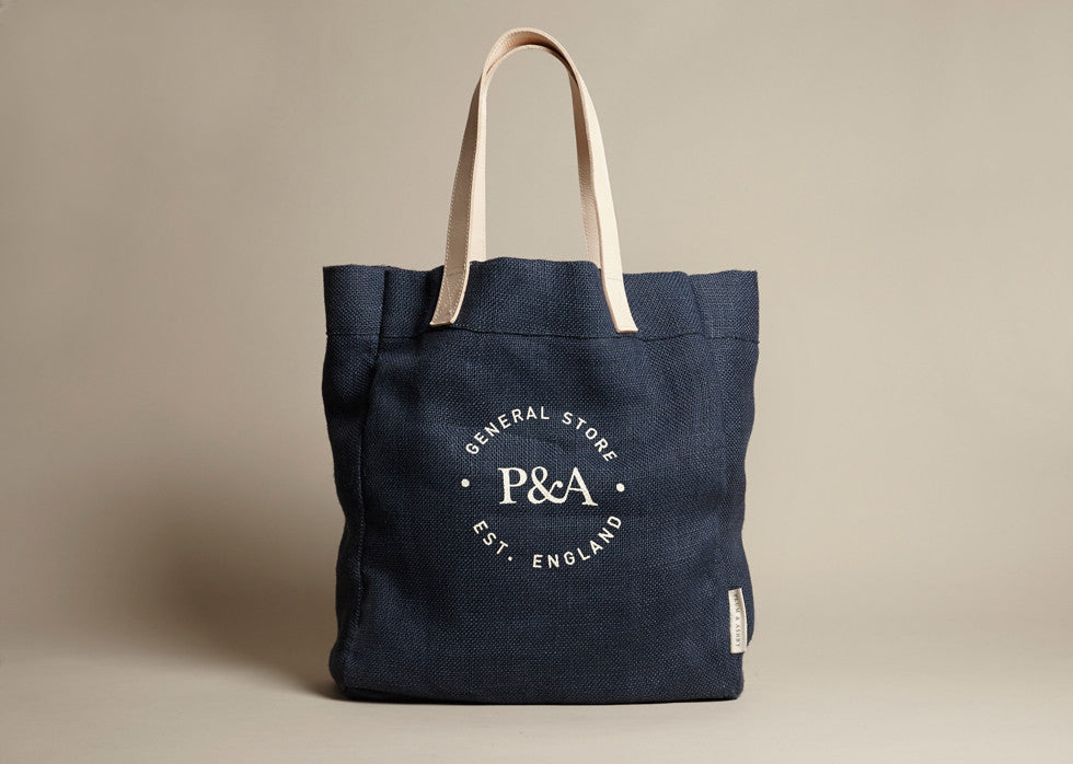Totes: Navy Jute