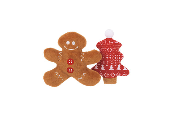 P.L.A.Y. Feline Frenzy, Catnip Toy set: Meowy Christmas