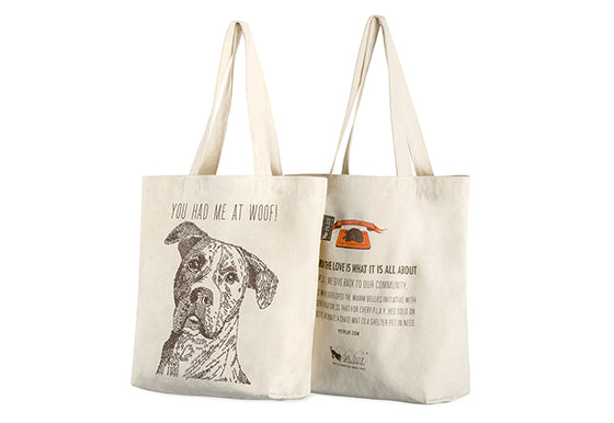 PLAY Best in Show Tote - RESCUE MUTT - YOU HAD ME AT WOOF_2