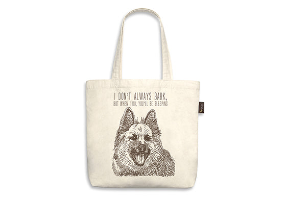 PLAY Best in Show Tote - SHEPHERD - I DON'T ALWAYS BARK