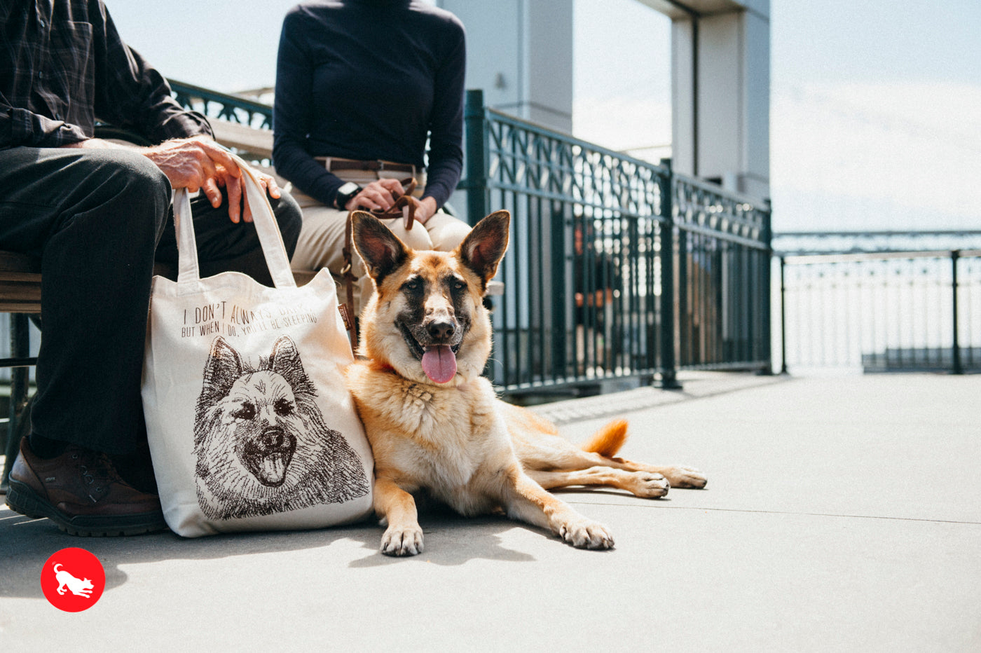 PLAY Best in Show Tote - SHEPHERD - I DON'T ALWAYS BARK
