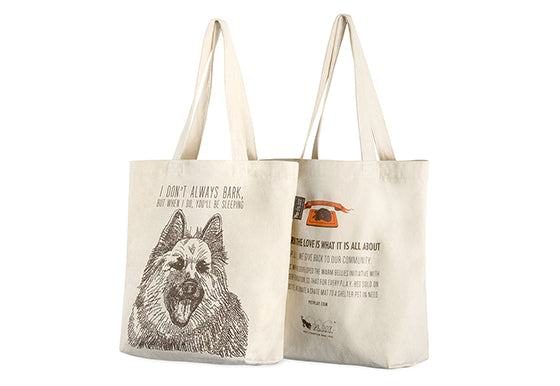 PLAY Best in Show Tote - SHEPHERD - I DON'T ALWAYS BARK