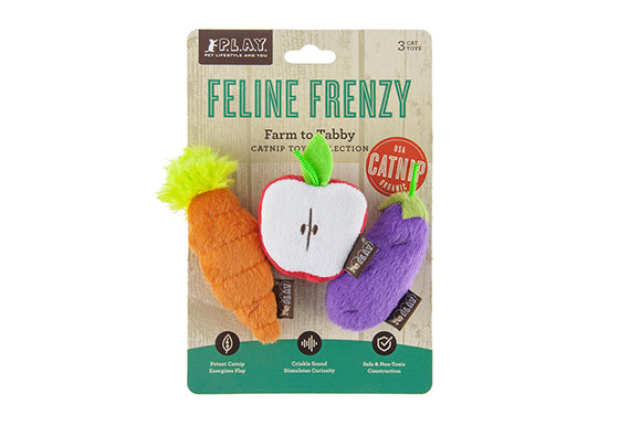 PLAY Feline Frenzy Catnip Toy Farm to Tabby