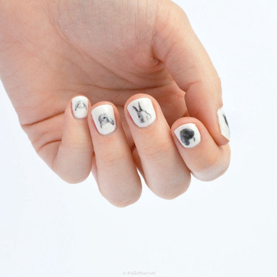 Nail transfer: Rabbits (FINAL SALE)