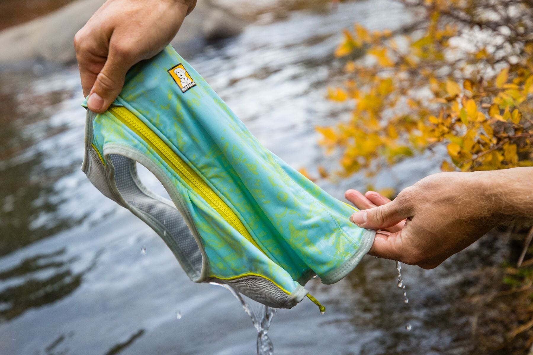 Ruffwear Cooling Dog Vest: Swamp Cooler Zip