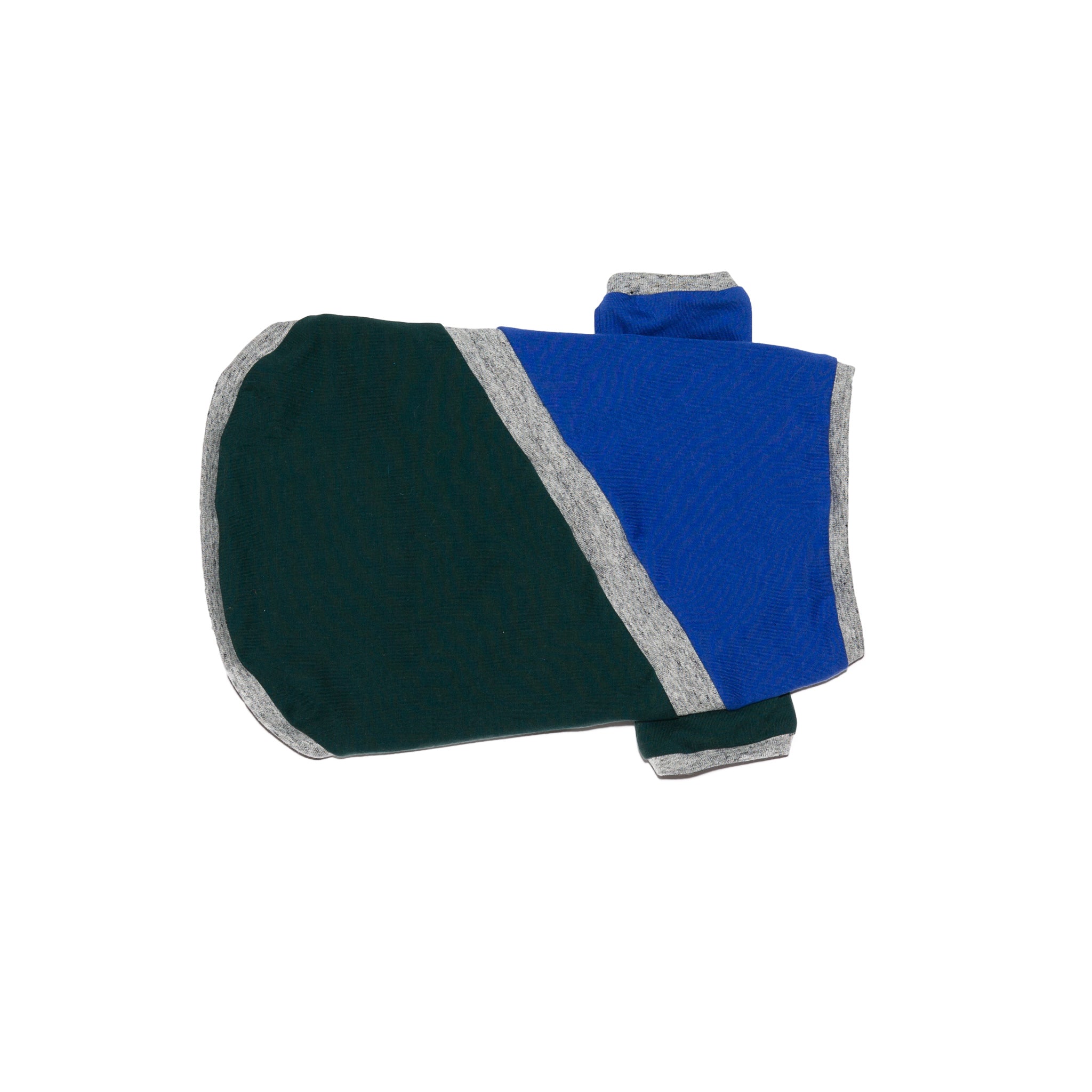 Ware of the Dog Diagonal Stripe Dog t shirt Blue Green