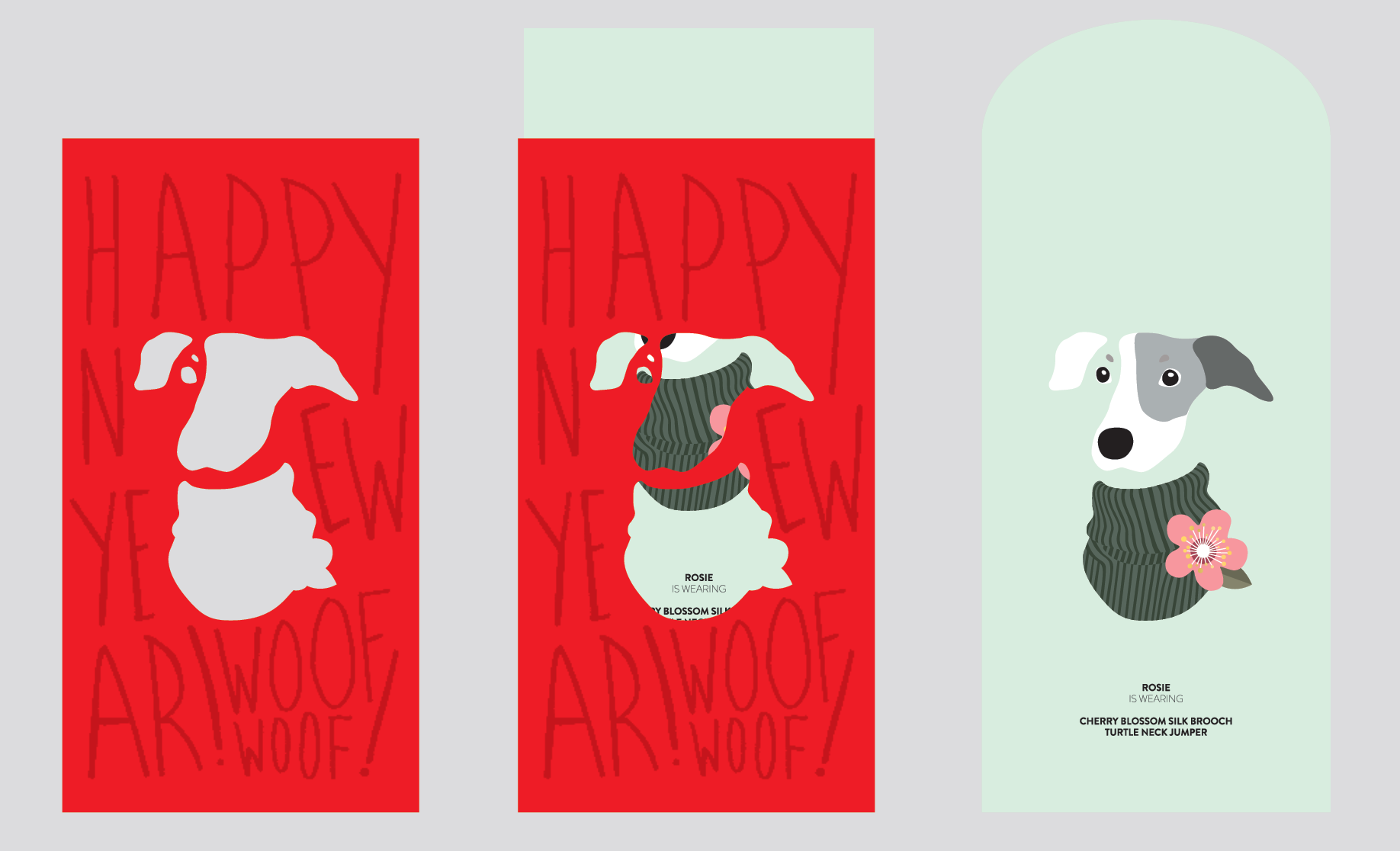 Woof Models Lucky Money Packets Rosie