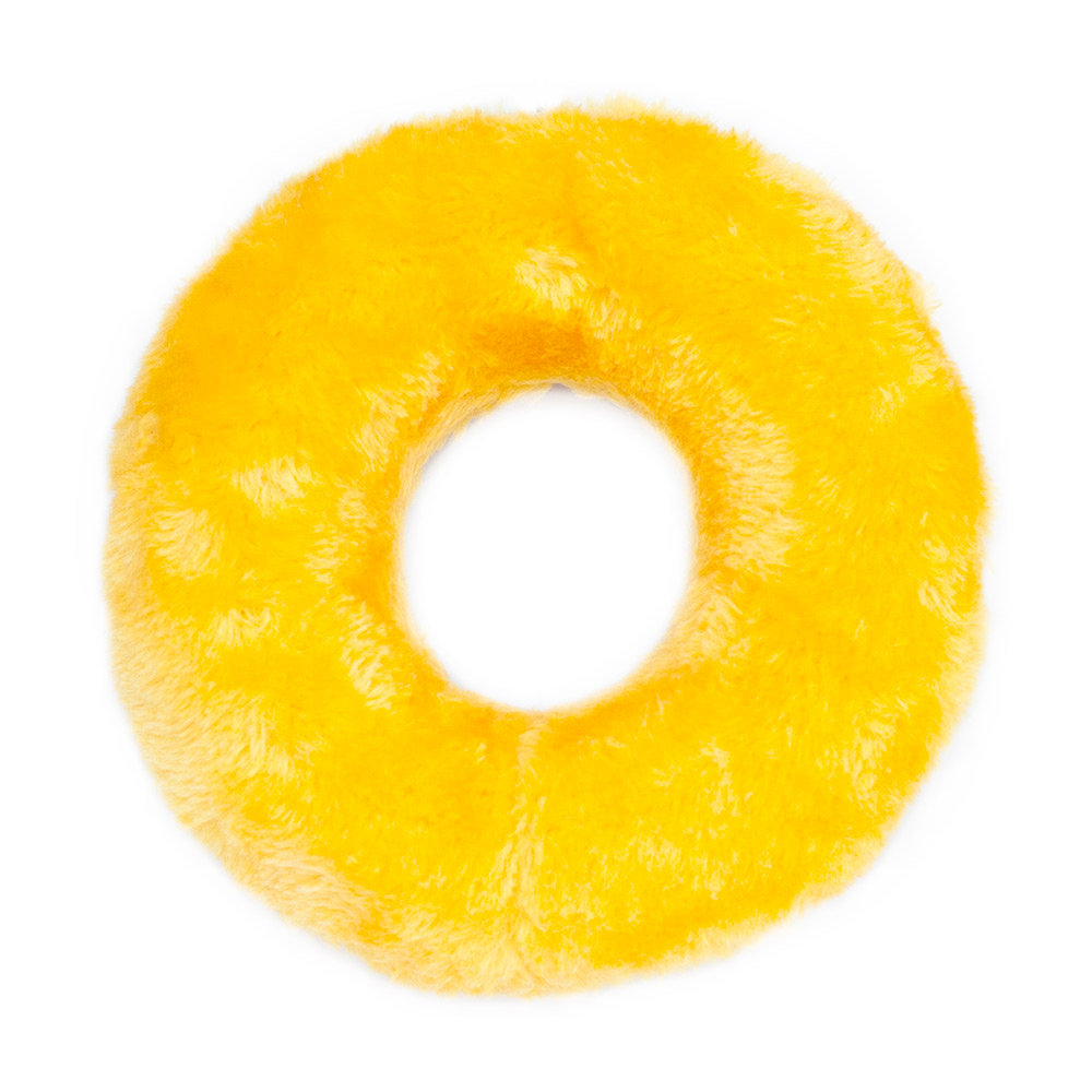 Zippy Squeaky Dog Toy, Donutz Cherry