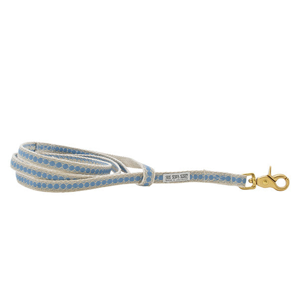 You're a Stud Leash, Lake Blue and Cream