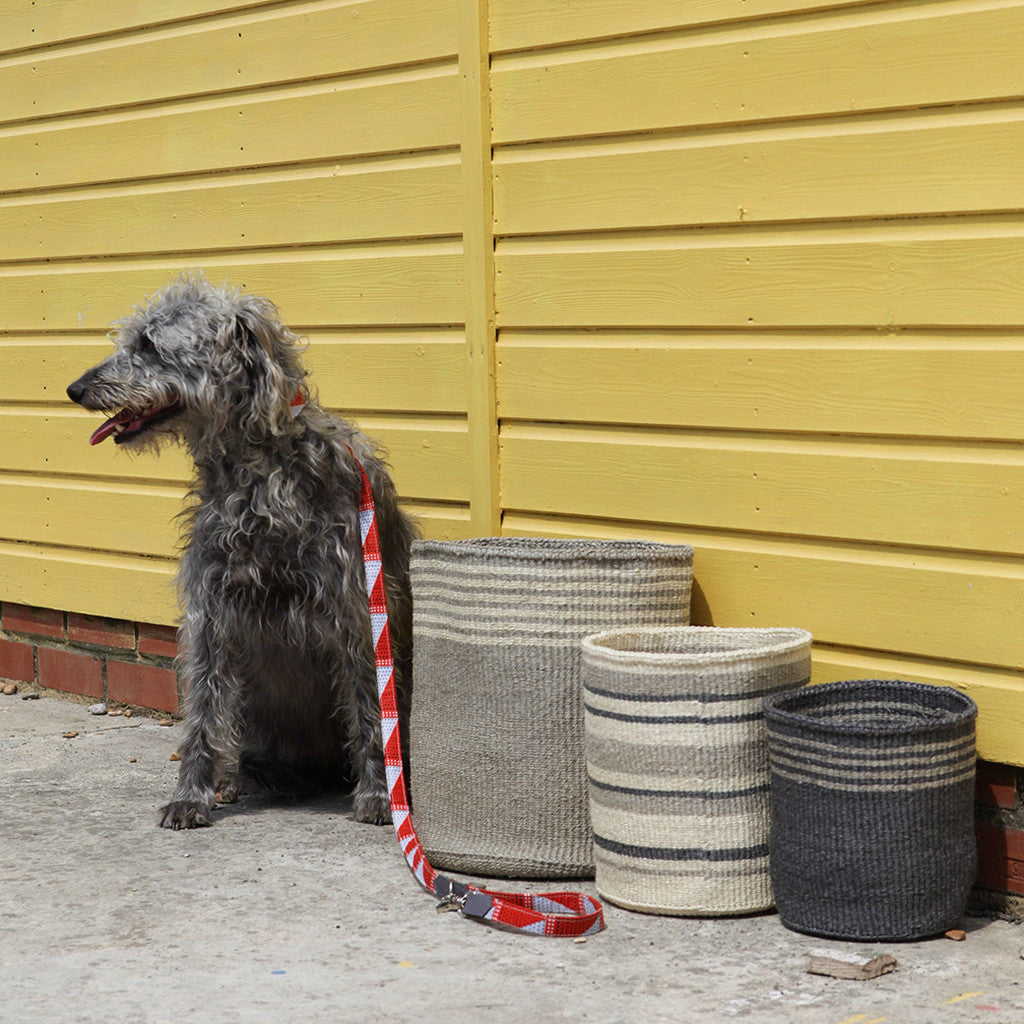 Hiro+Wolf Sisal basket: Medium Dark