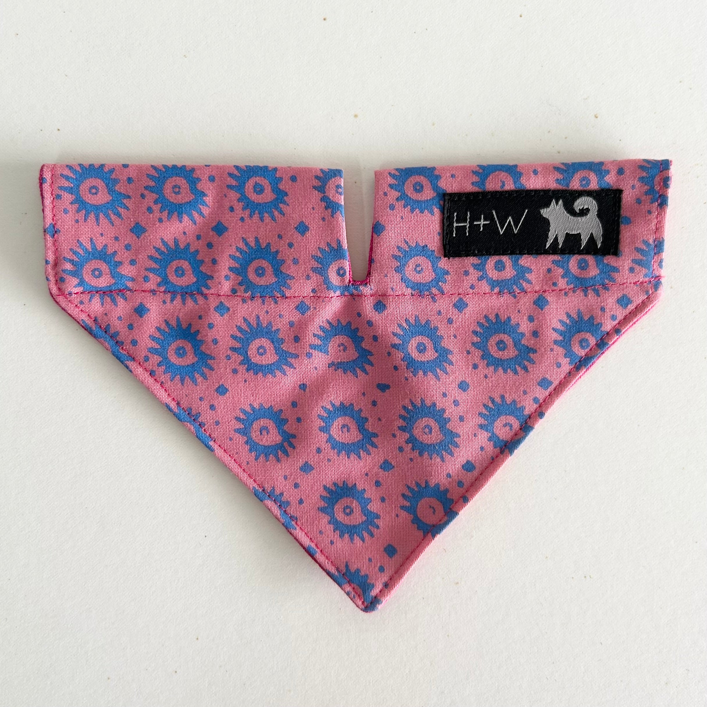 Hiro+Wolf Dog Bandana: Nebula