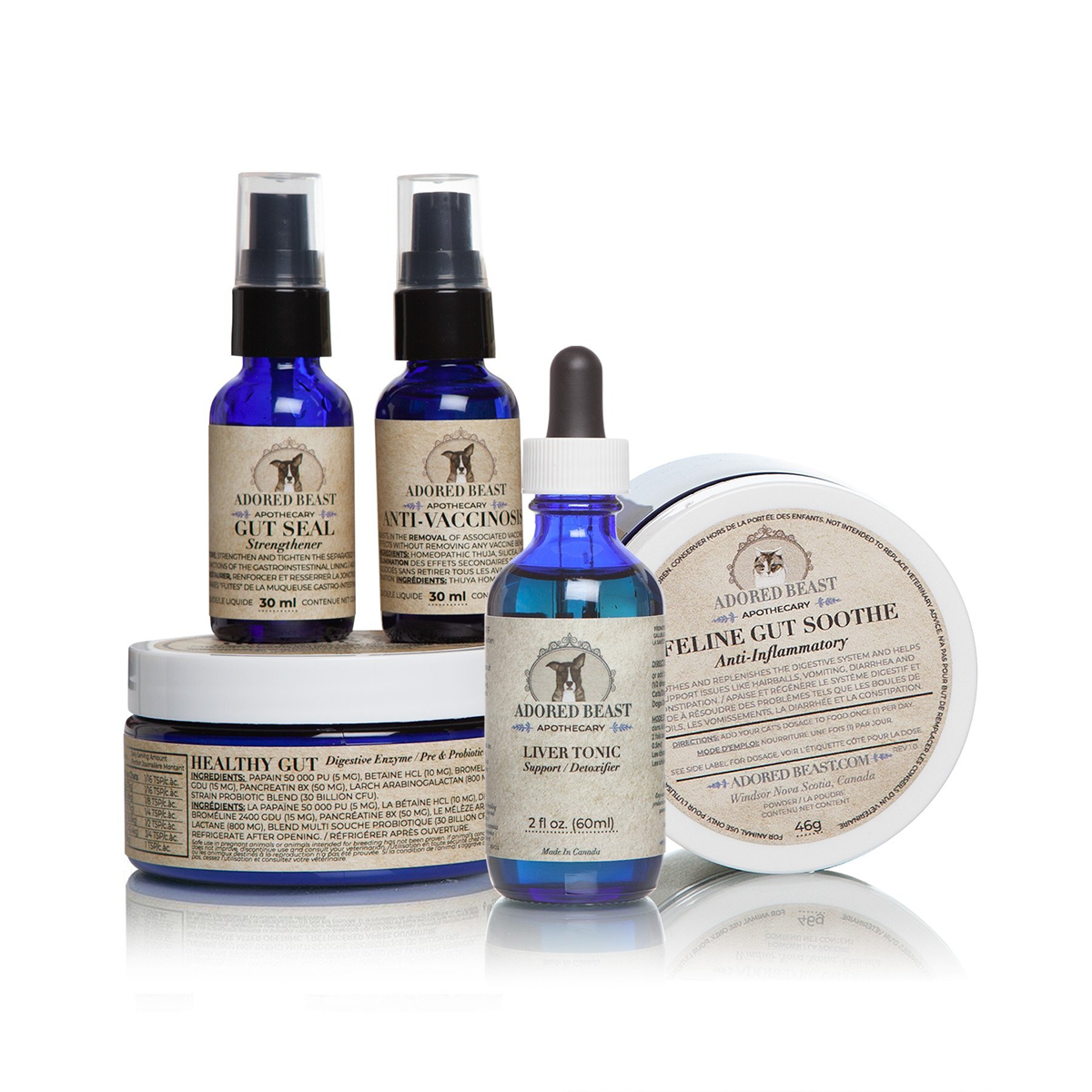 [Pre Order] Adored Beast Supplements for Cats, Feline Leaky Gut Protocol