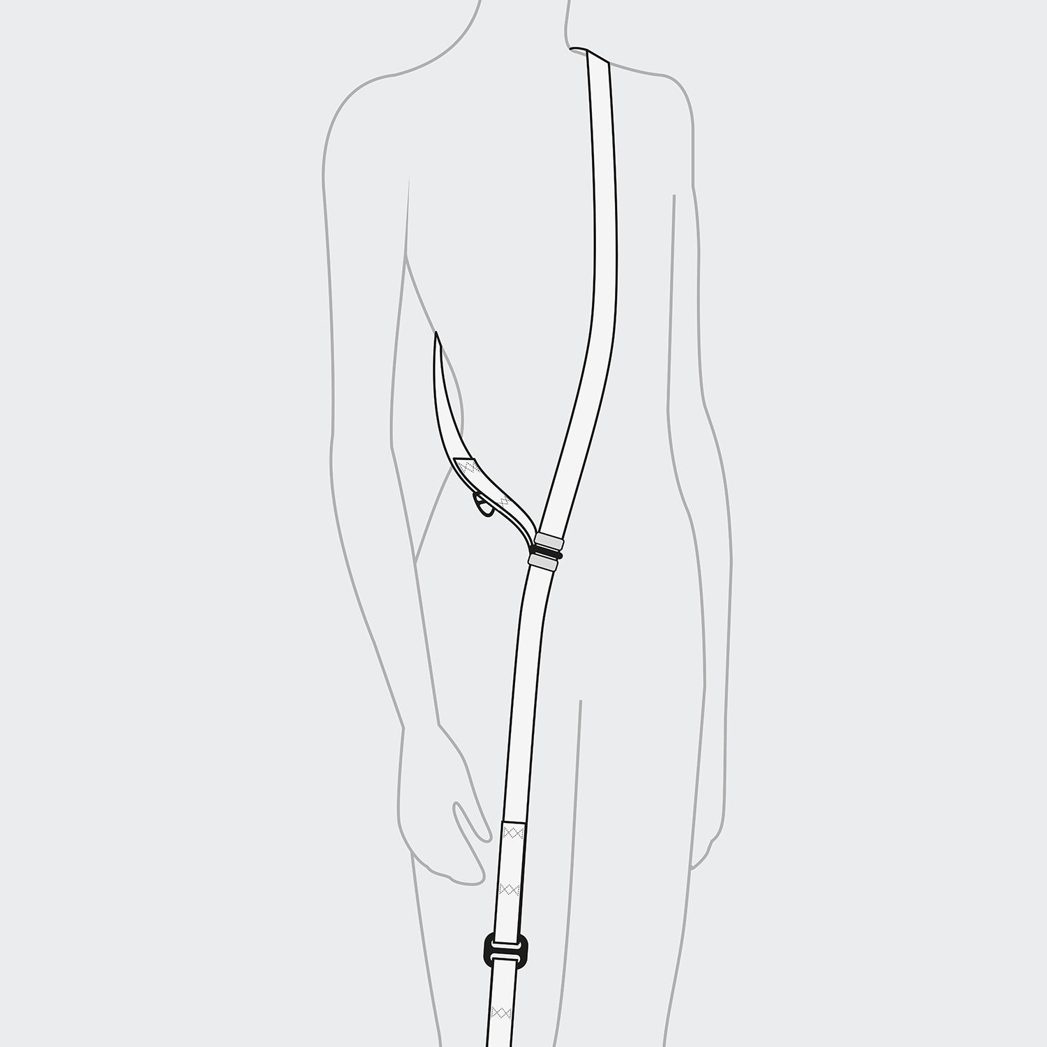 Cloud7: Hands Free Dog Leash BioThane Ipanema, Olive-Neon Green