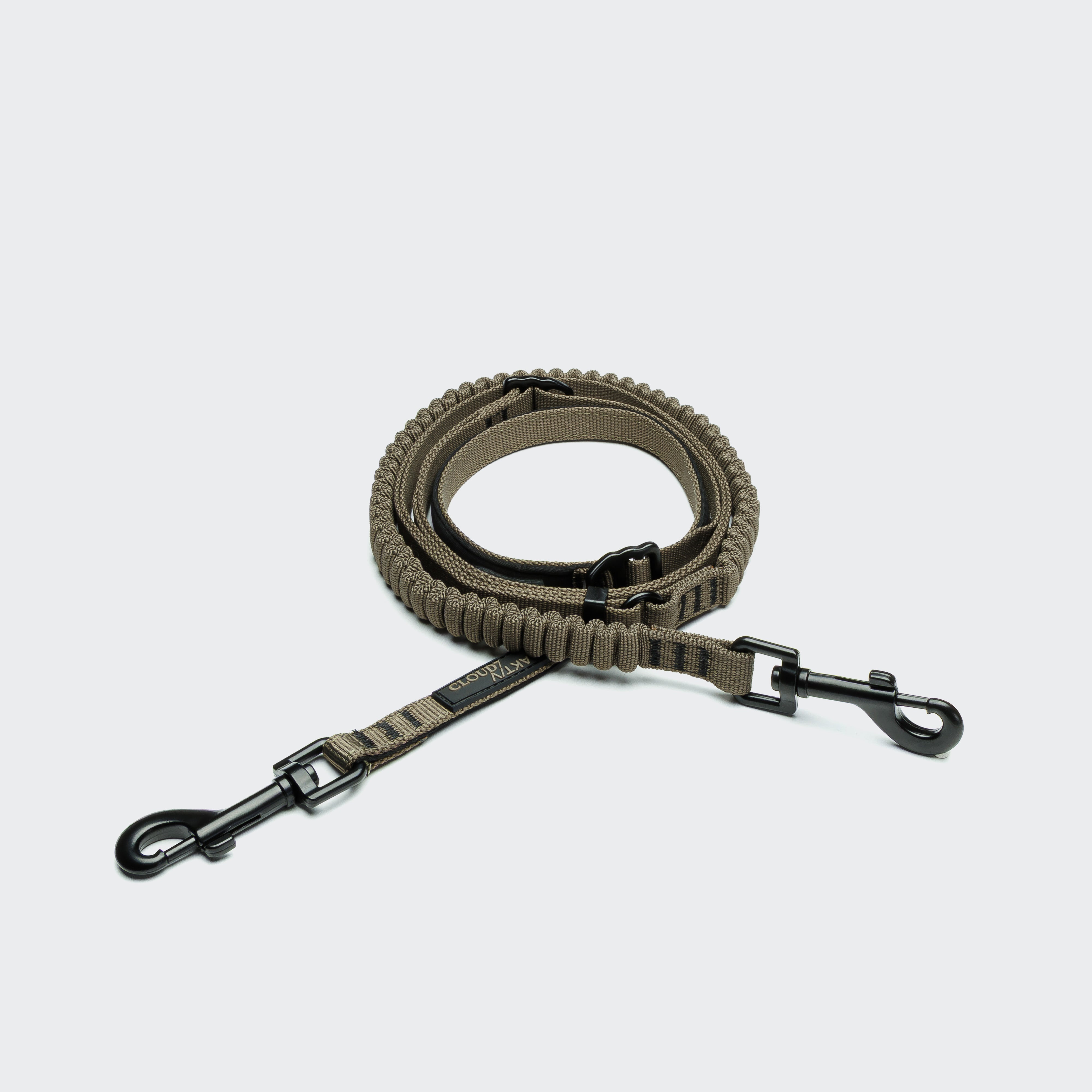 Cloud7: L-2 AKTIV Jogging Dog Leash, Olive