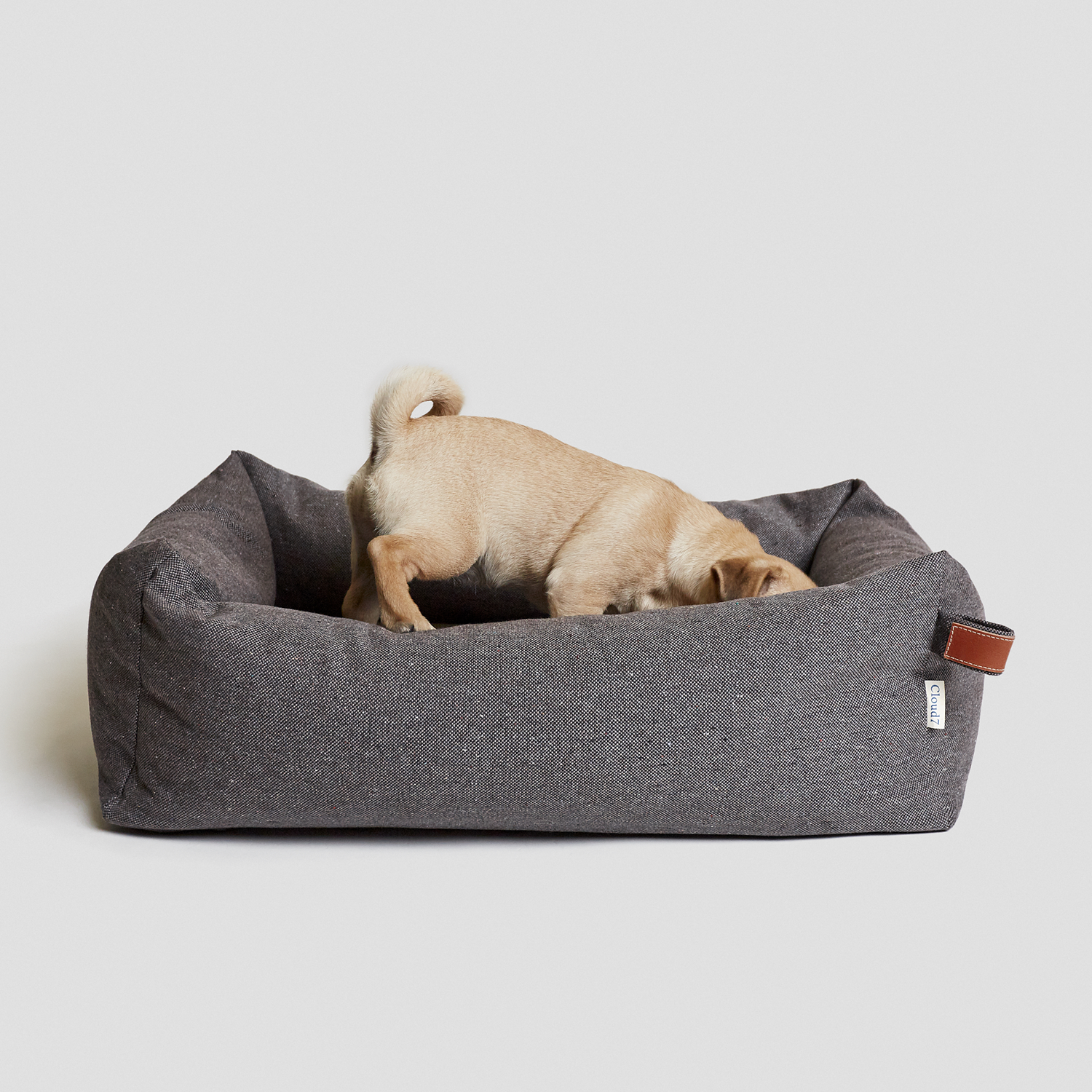 [Pre Order] Cloud7 Sleepy Deluxe Dog Bed: Tweed Taupe